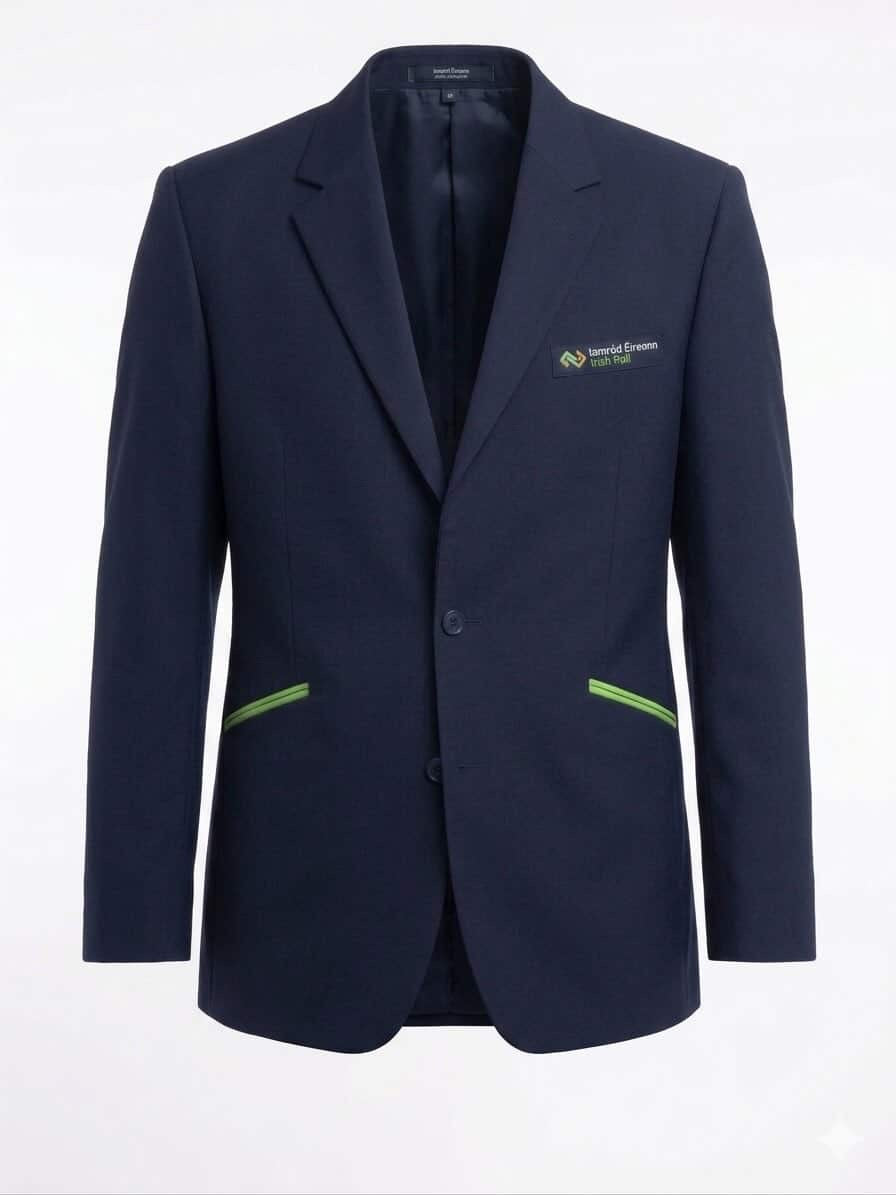 hunter NAVY BLAZER WITH NEON POCKETS FOR MEN