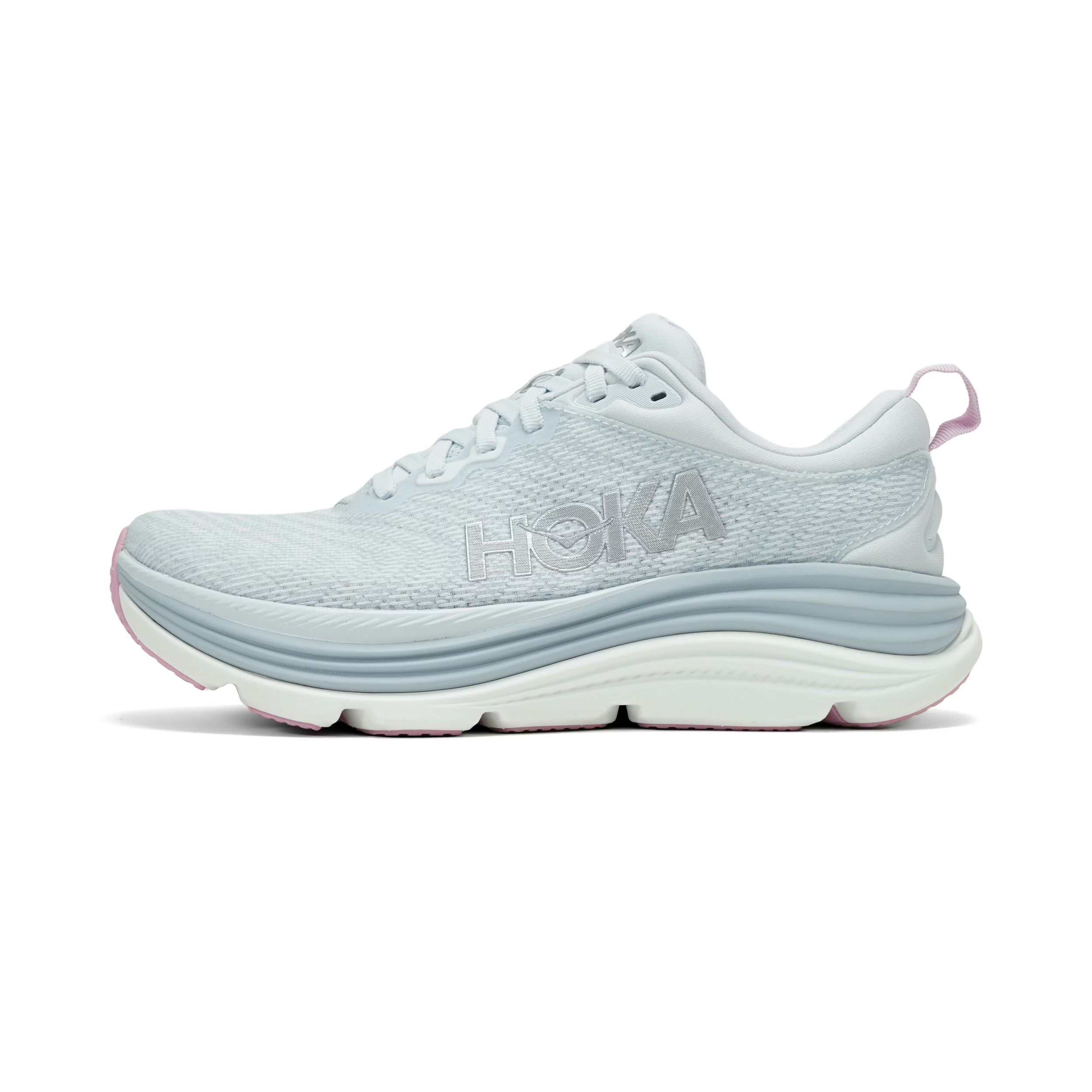 HOKA ONE ONE GAVIOTA 5 - WIDE - GREY & PINK - 1134270SCP