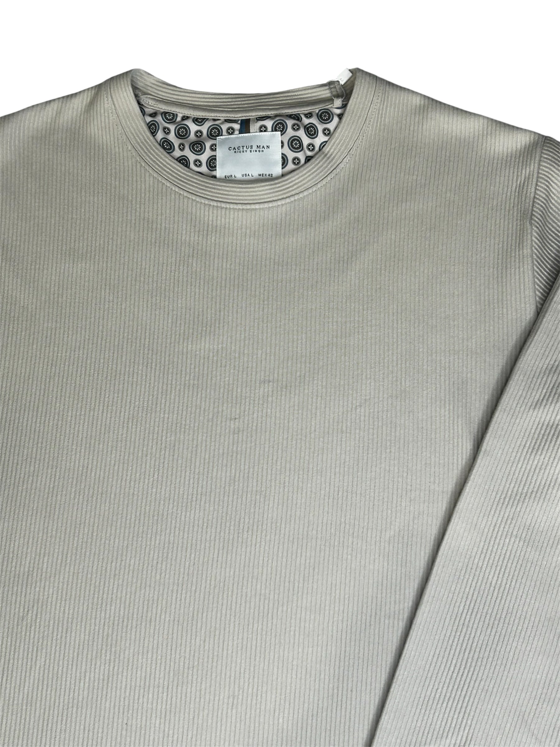 Cactus Man Ricky Singh Men’s Long Sleeve Round Neck T-Shirt