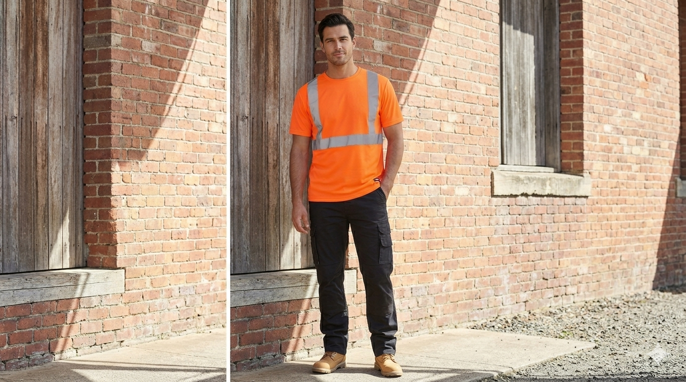 FILA ORANGE REFLECTIVE T-SHIRT FOR MEN (fmt1225-801)