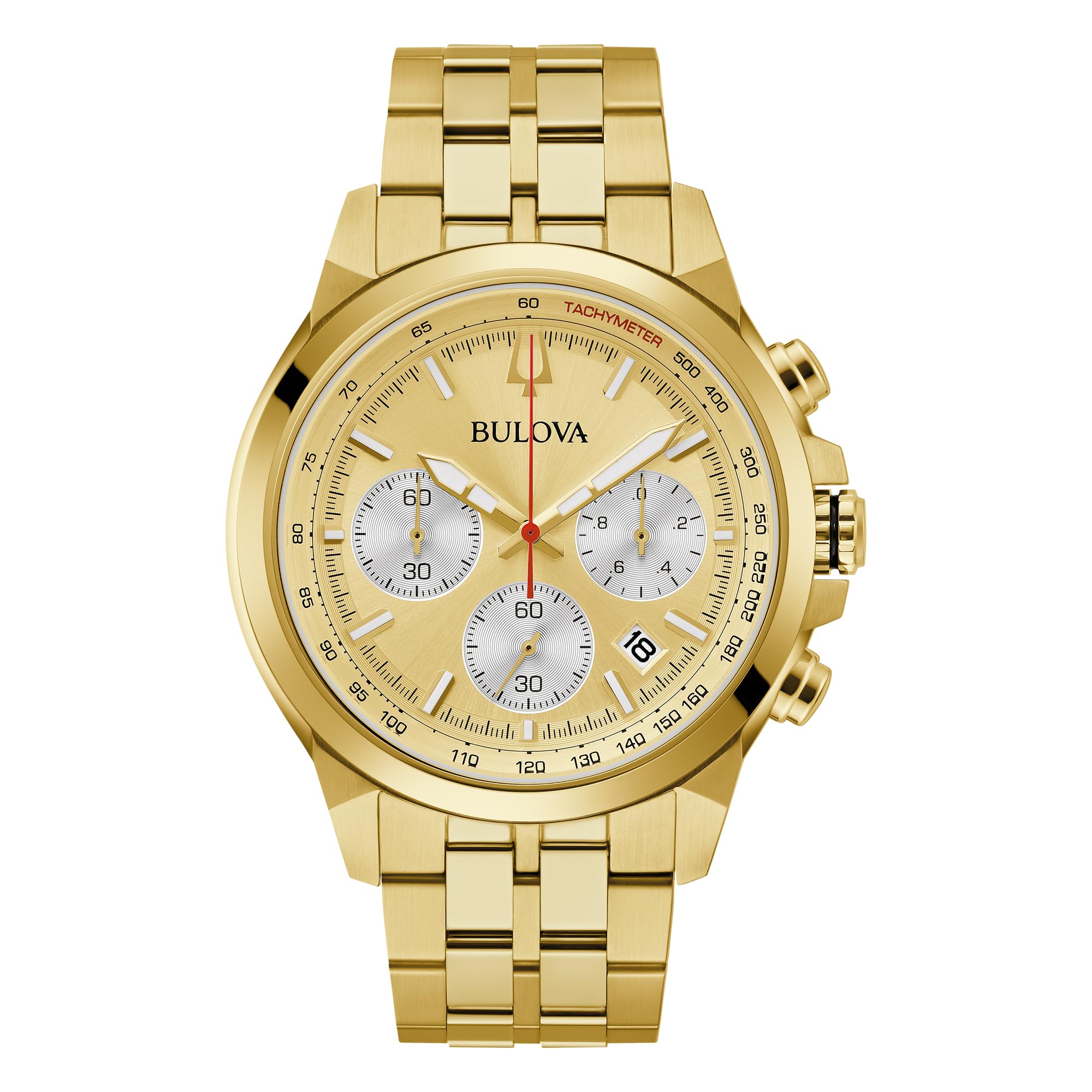 Bulova Men's Analog Quartz Watch with Stainless Steel Strap