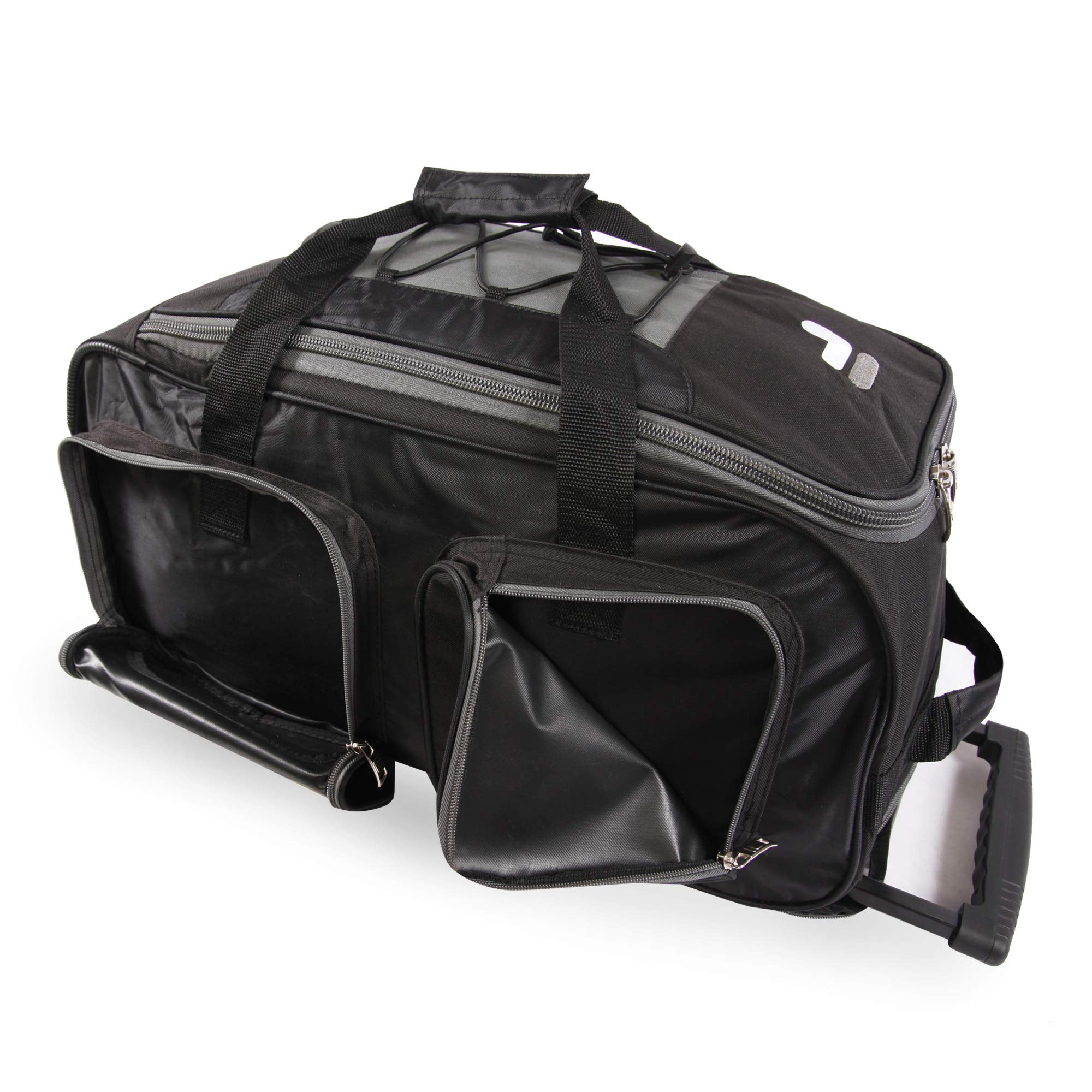 Fila 22" Lightweight Carry On Rolling Duffel Bag, Black, One Size