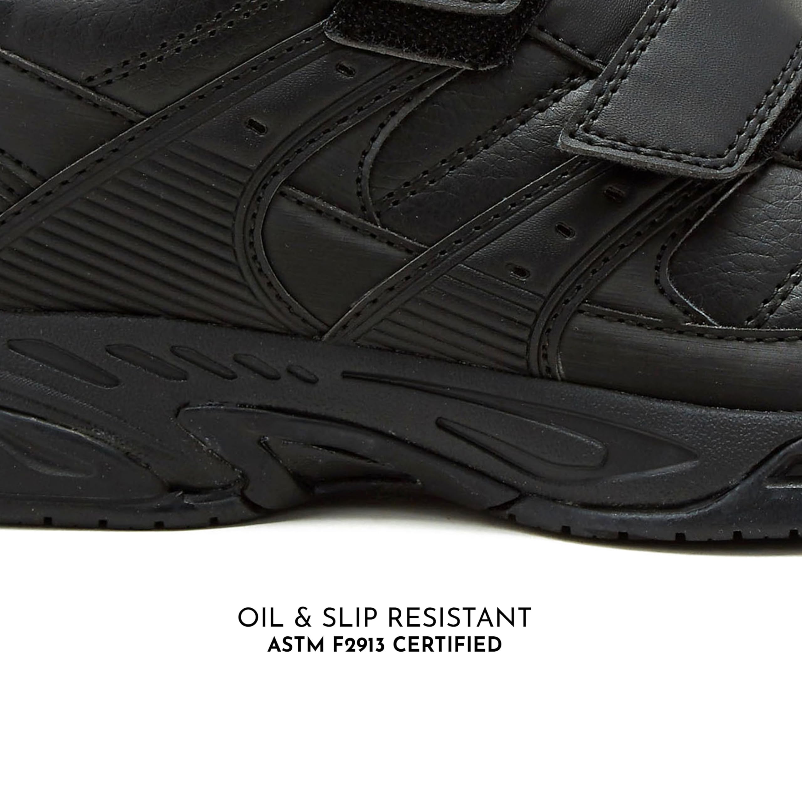 SIZE: 43 - Avia Avi-Union II Strap Non Slip Shoes for Men - Comfort Men's Restaurant, Work & Safety Footwear - Medium, Wide or Extra Wide