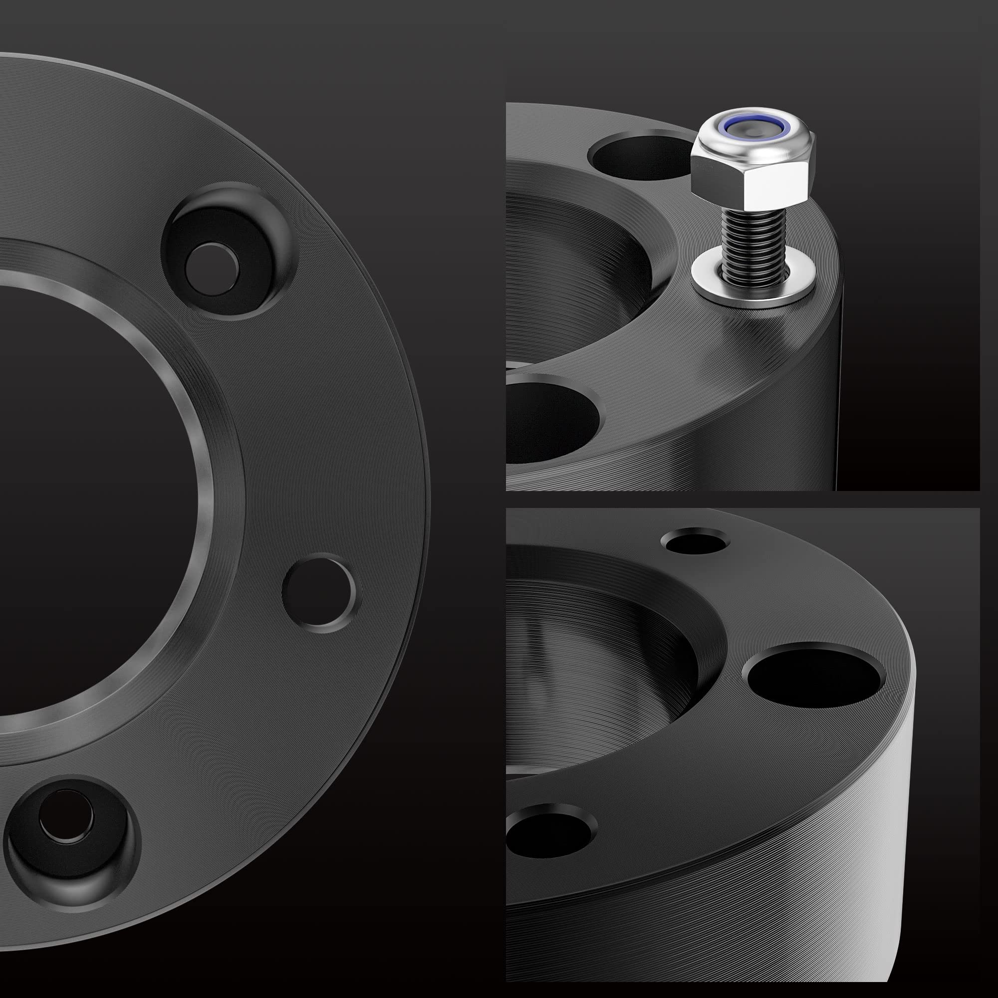 Leveling Lift Kit for 2004-2020 F150, 3" Front and 2" Rear Leveling Lift Kit Raise Your F150, 3"+2" Strut Spacers Height for 2004-2020 F150 2WD 4WD