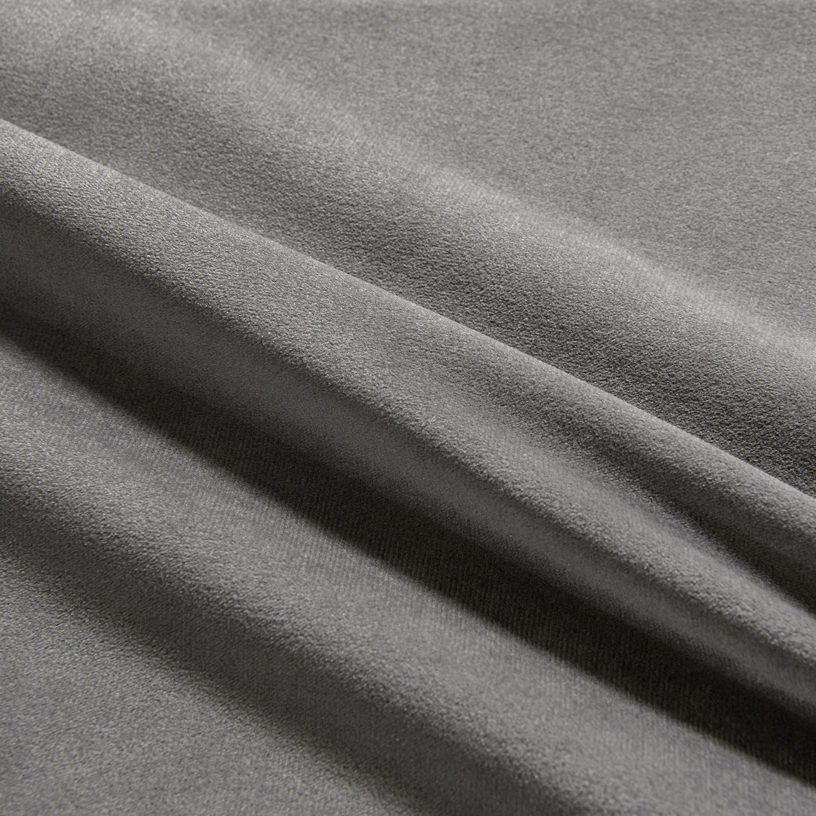 مجموعة من غطائي وسادة مخملية رمادية داكنة من ANRODUO مقاس 40 × 40 سم