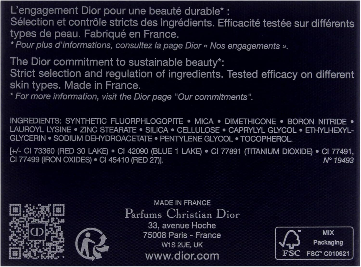 أحمر خدود بودرة ديور روزي جلو لتجديد اللون - 006 توت