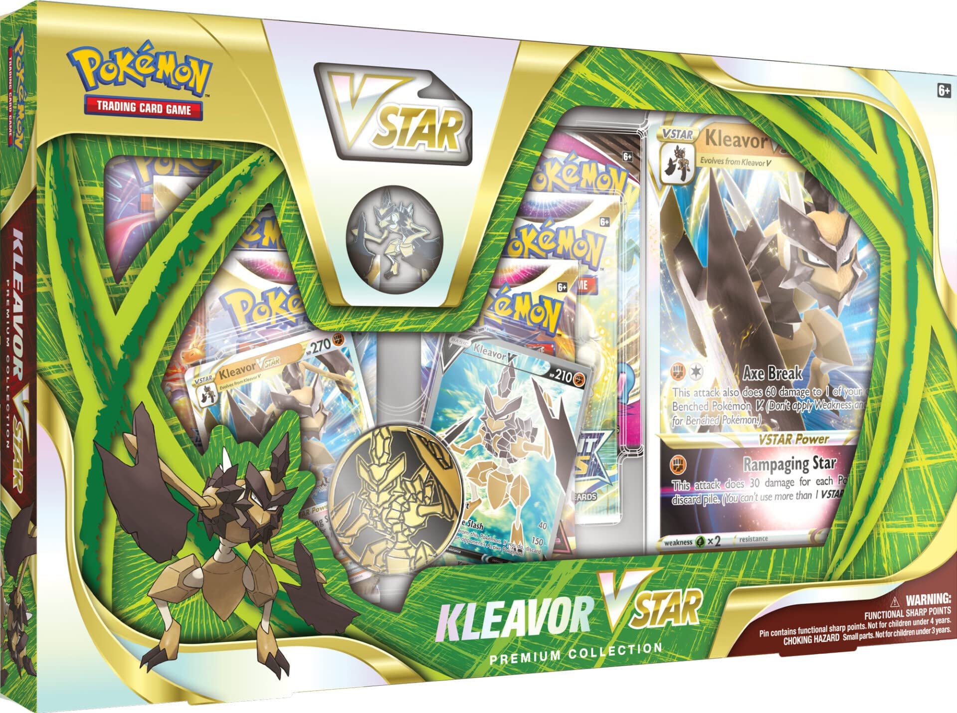 Pokemon TCG: Kleavor VSTAR Collection Box - D