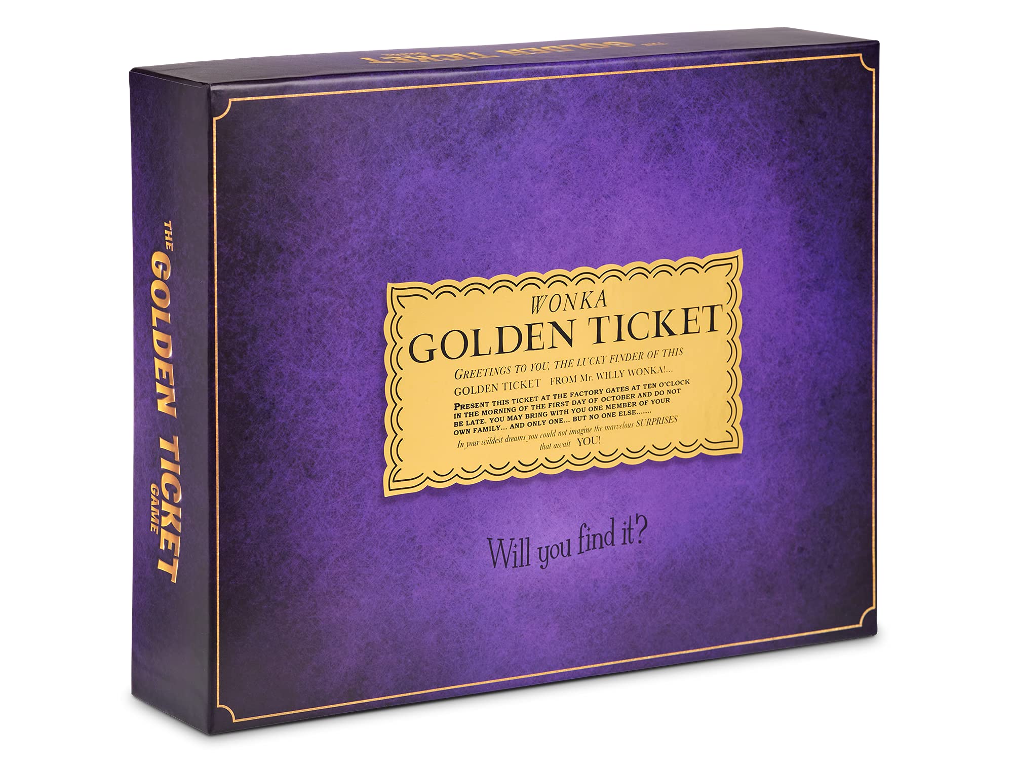 SEALED - Buffalo Games - Willy Wonka's The Golden Ticket Game, 10 years