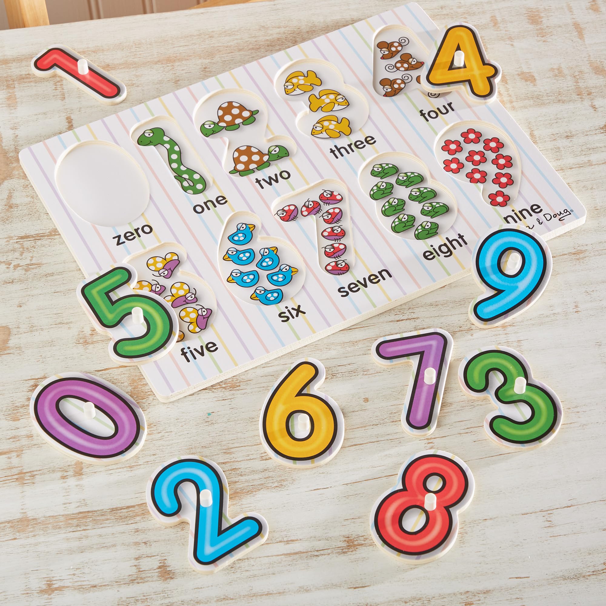 Melissa & Doug See-Inside Numbers Peg