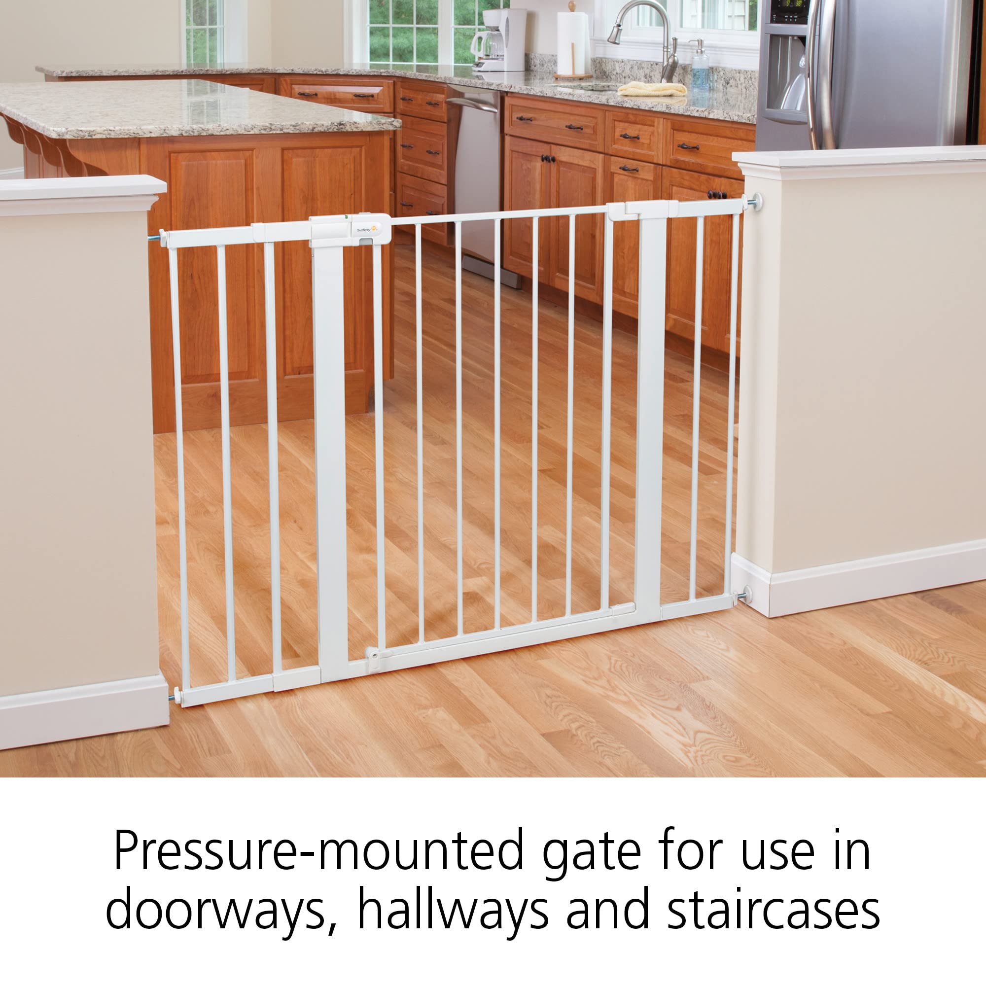 Safety 1st Easy Install 91.44 cm Extra Tall & Wide Gate, Fits Between 73.66 cm and 119.38 cm
