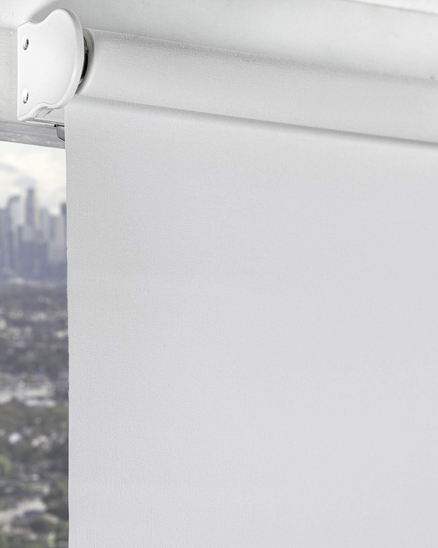 CHICOLOGY Roller Window Shades, Urban White (Light Filtering), 142 cm (W) x 182 cm (H)