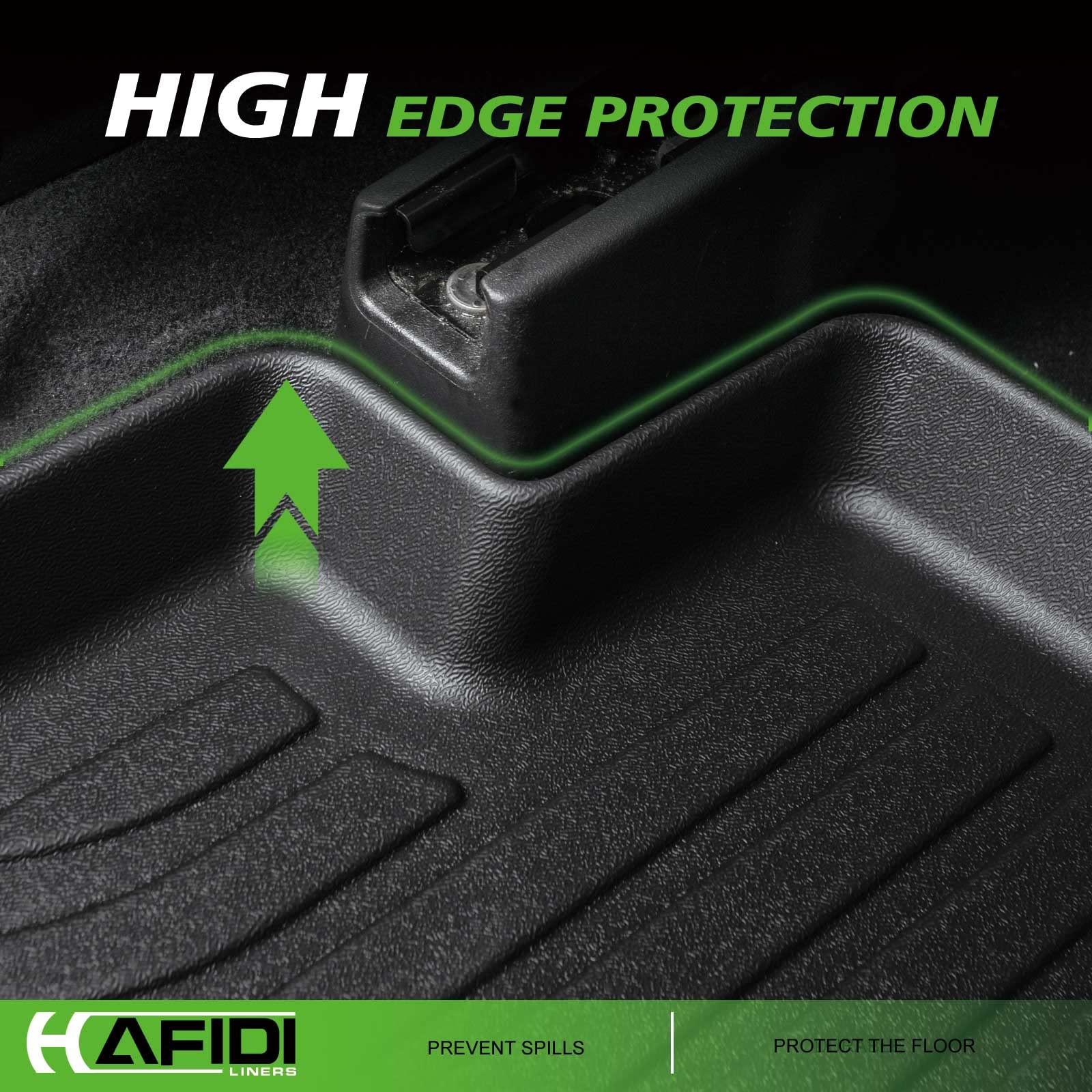 سجادات أرضية HAFIDI مخصصة لسيارة هيونداي كونا 2018-2023 (بدون موديلات كهربائية)