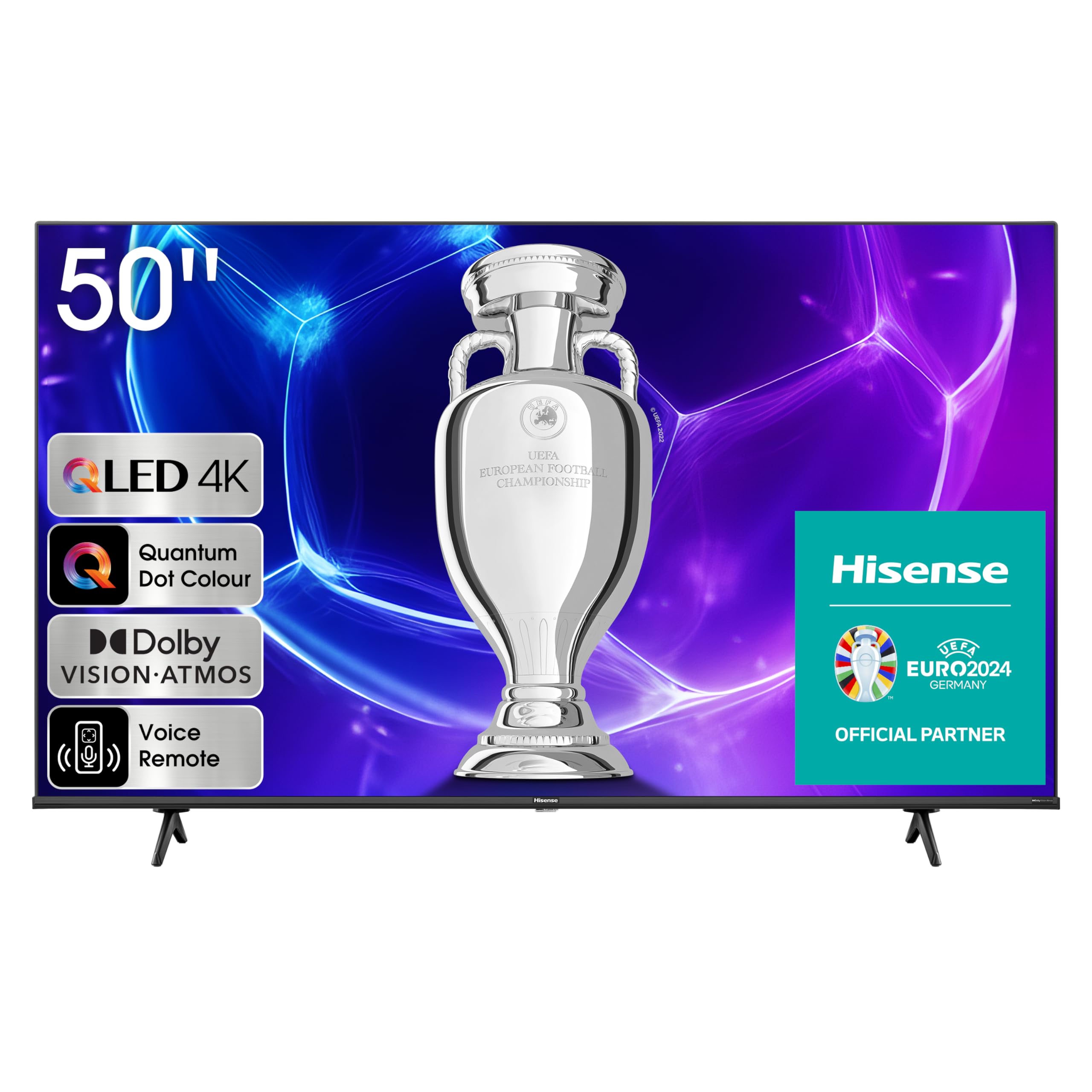 تلفزيون HISENSE QLED الذكي، 50 بوصة E7K مع ألوان Quantum Dot