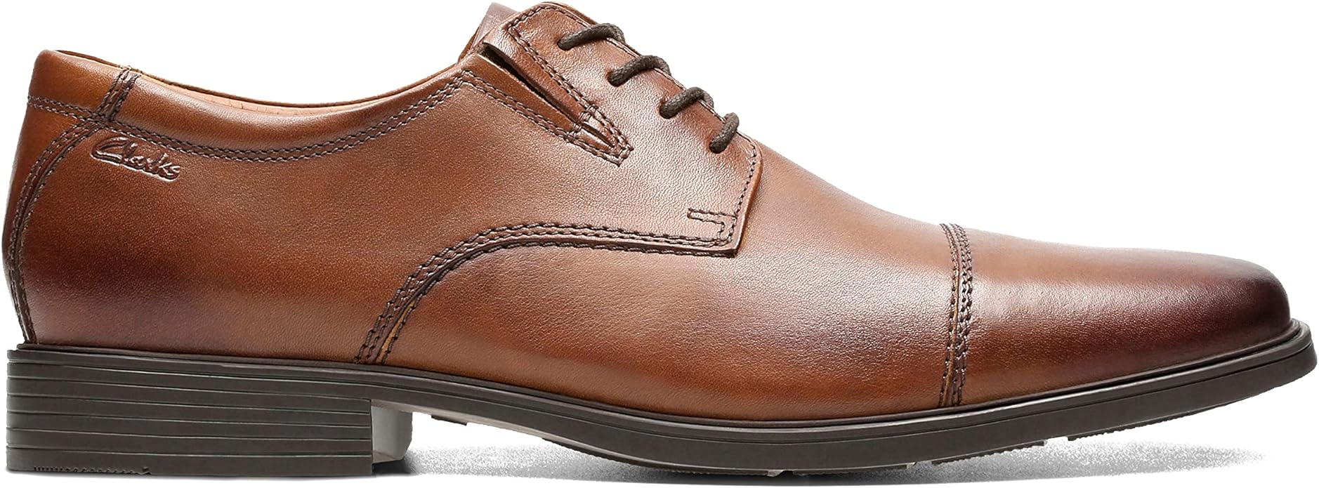 Clarks Men's Tyden Cap Oxford Shoe BRAWON