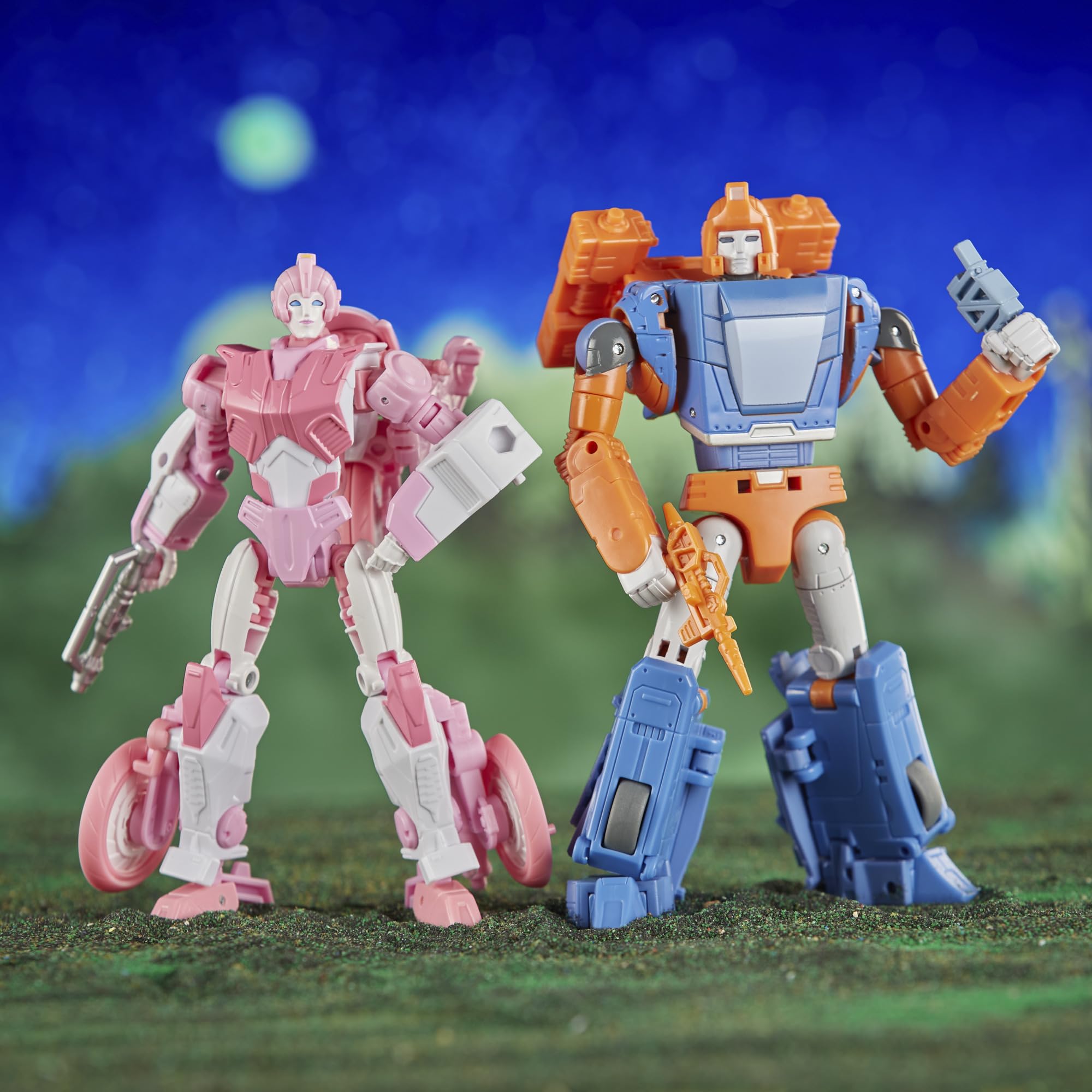 Transformers Toys Legacy Evolution War Dawn 2-Pack Deluxe Cybertronian Erial and Dion Toys, Action Figures for Boys and Girls Ages 8 and Up (SDCC 2023 Exclusive)