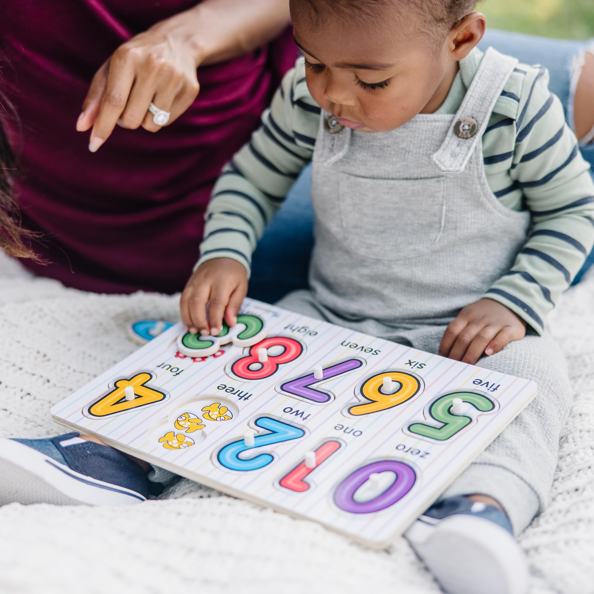 Melissa & Doug See-Inside Numbers Peg