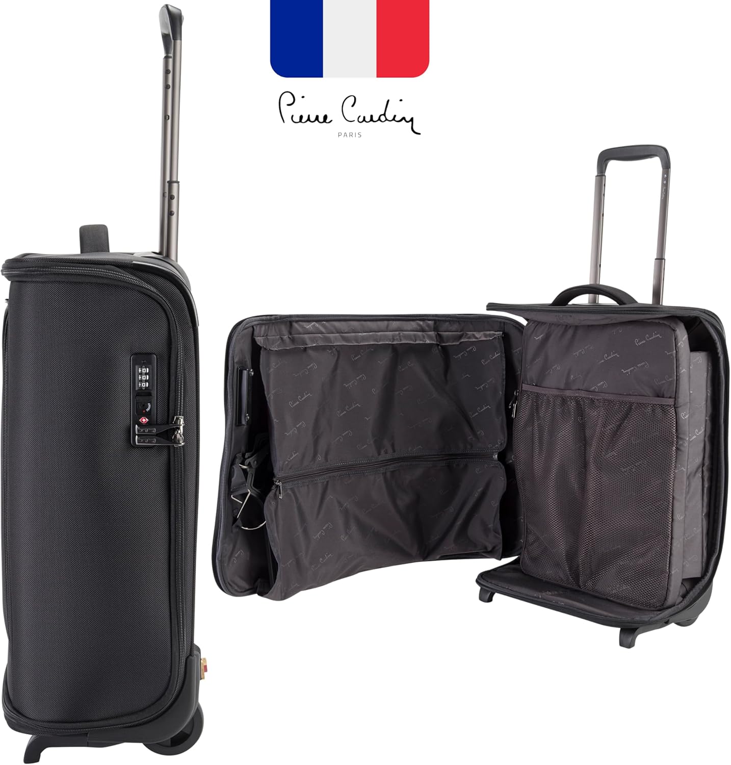 Pierre Cardin Softside Luggage Uster Collection Small SIZE