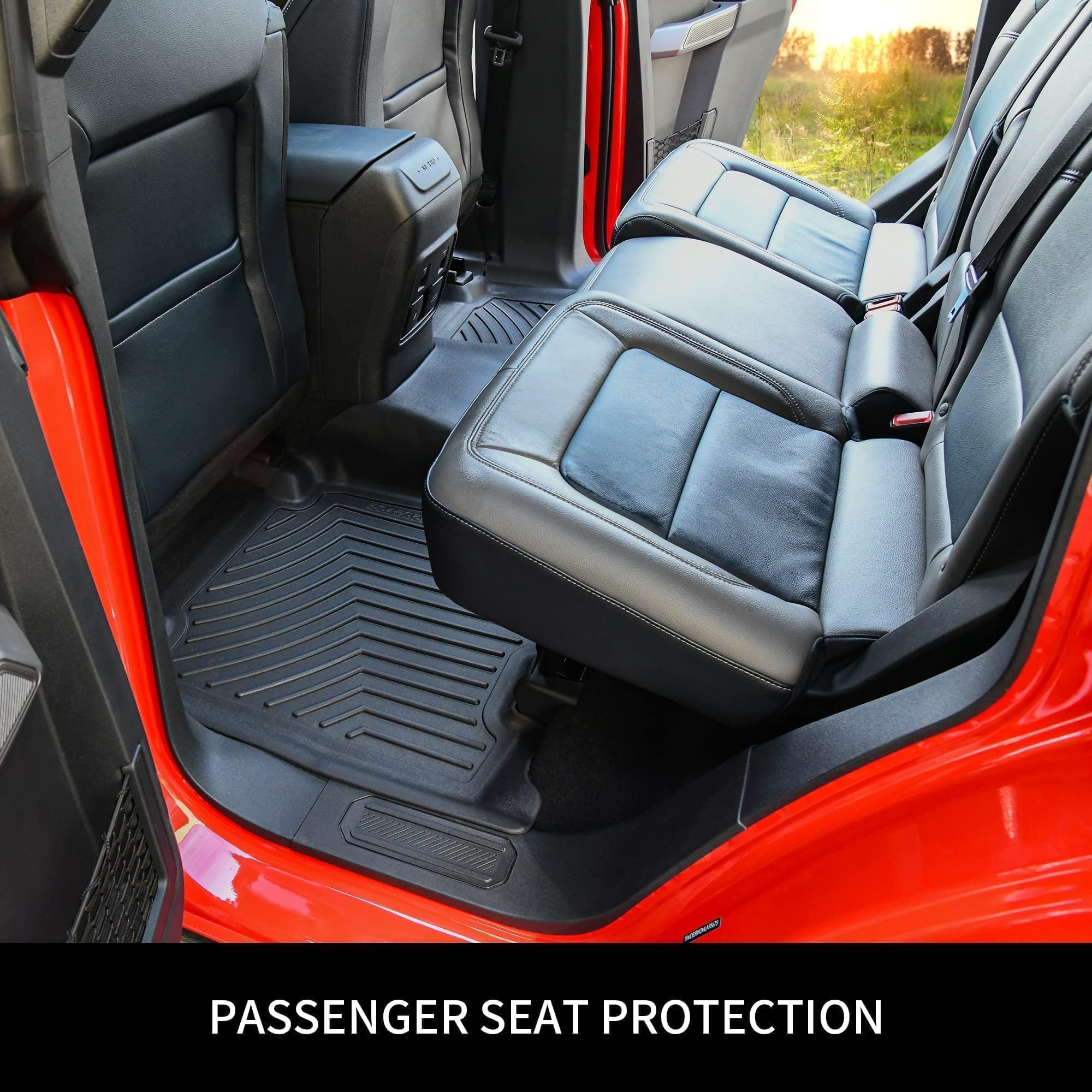 OEDRO Floor Mats Fit for 2015-2024 Ford F-150 Super Cab