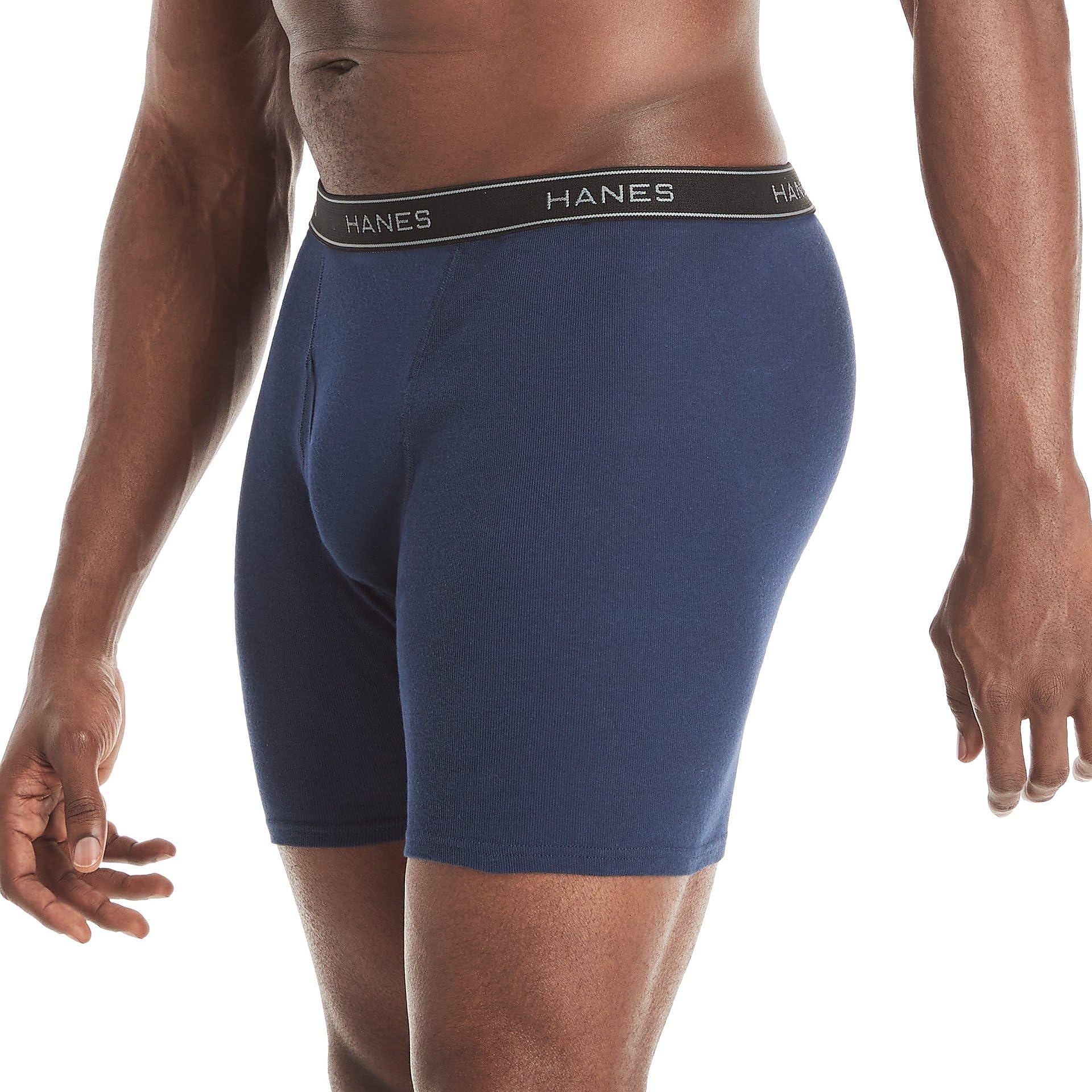 SIZE: XL - Hanes Men's Underwear Boxer Briefs, Cool Dri Moisture-Wicking Underwear, Cotton No-Ride-Up for Men, Multi-packs Available