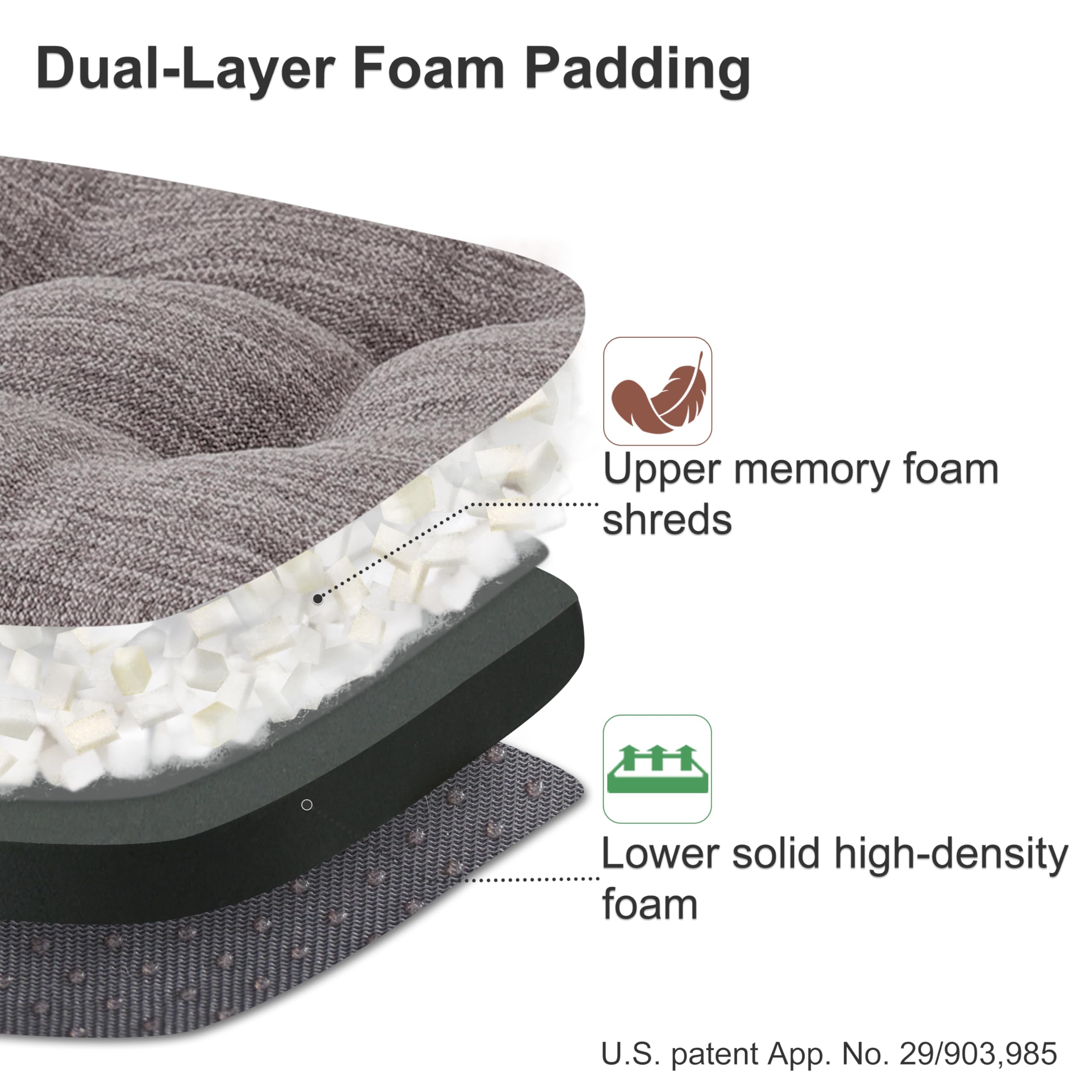 Shinnwa Chair Cushions for Dining Chairs Set of 4