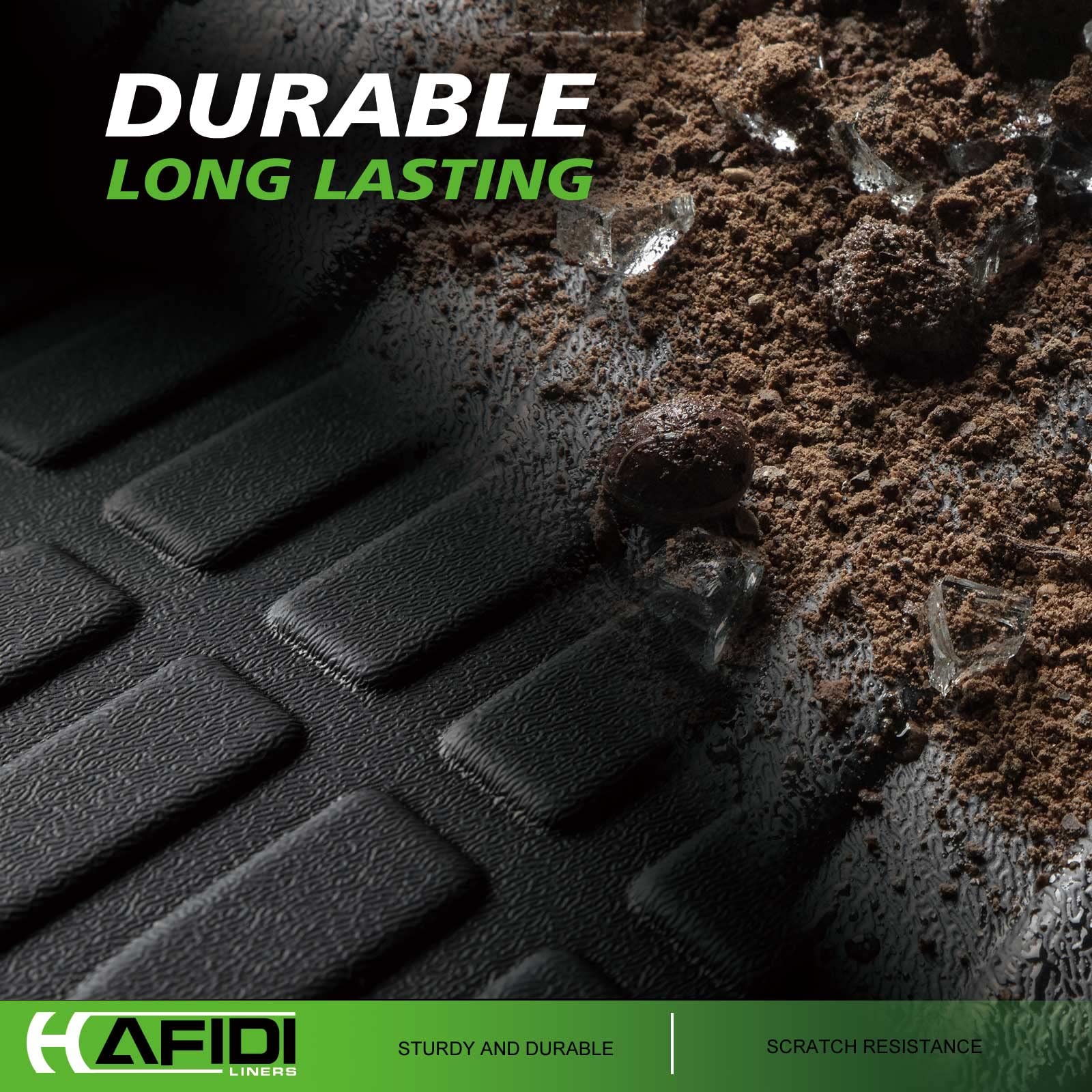 سجادات أرضية HAFIDI مخصصة لسيارة هيونداي كونا 2018-2023 (بدون موديلات كهربائية)