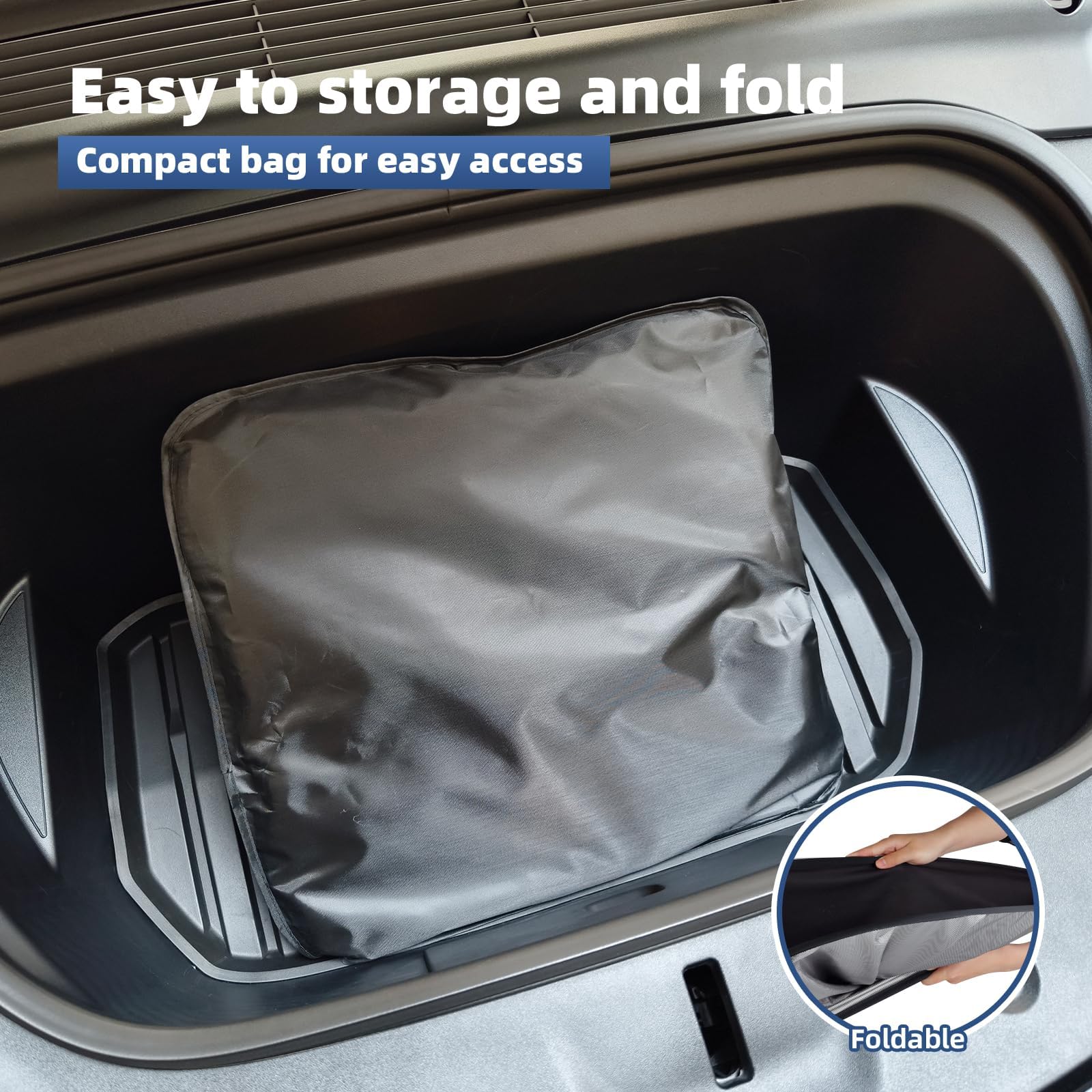 أحدث مظلة سقف TSLDRV 2024 لسيارة Tesla Model 3 2023-2021 بتصميم بدون ترهل، مظلة سقف لملحقات Tesla Model 3 2023-2021 باللون الأسود