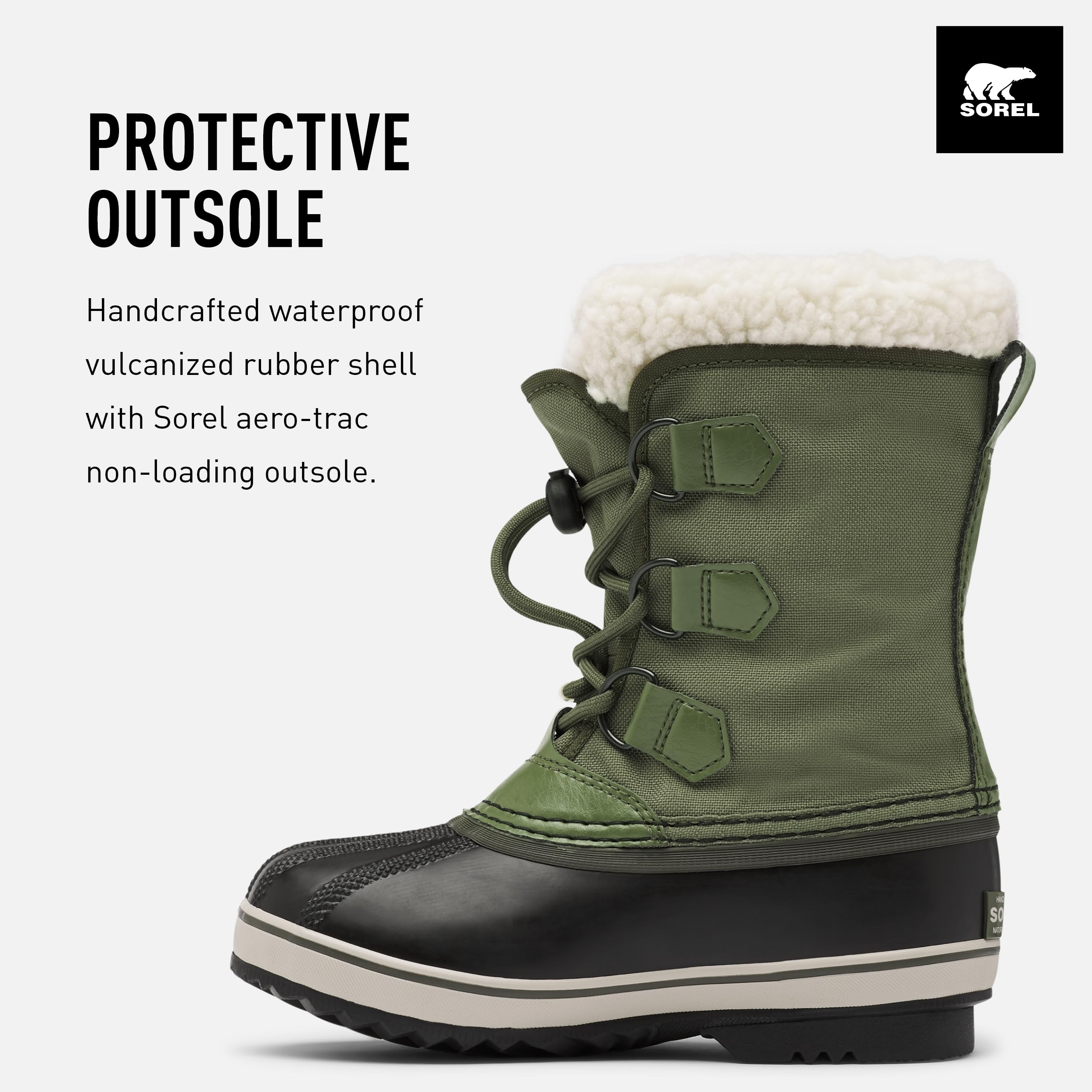 SIZE 32 - Sorel Unisex Baby Yoot Pac Nylon' Snow Boot