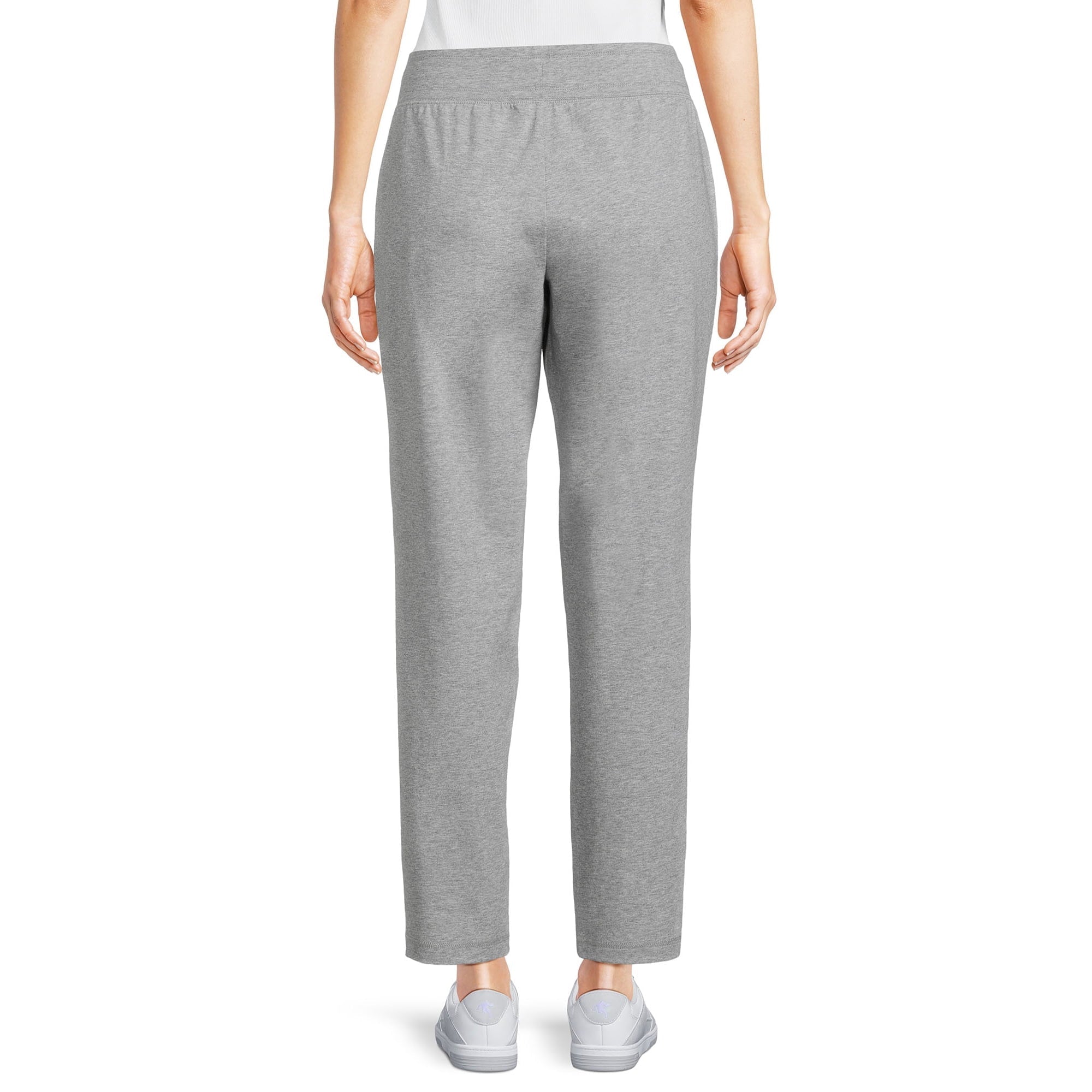 المقاس: XXL - بنطلون رياضي نسائي محبوك من Athletic Works، مقاس عادي وصغير