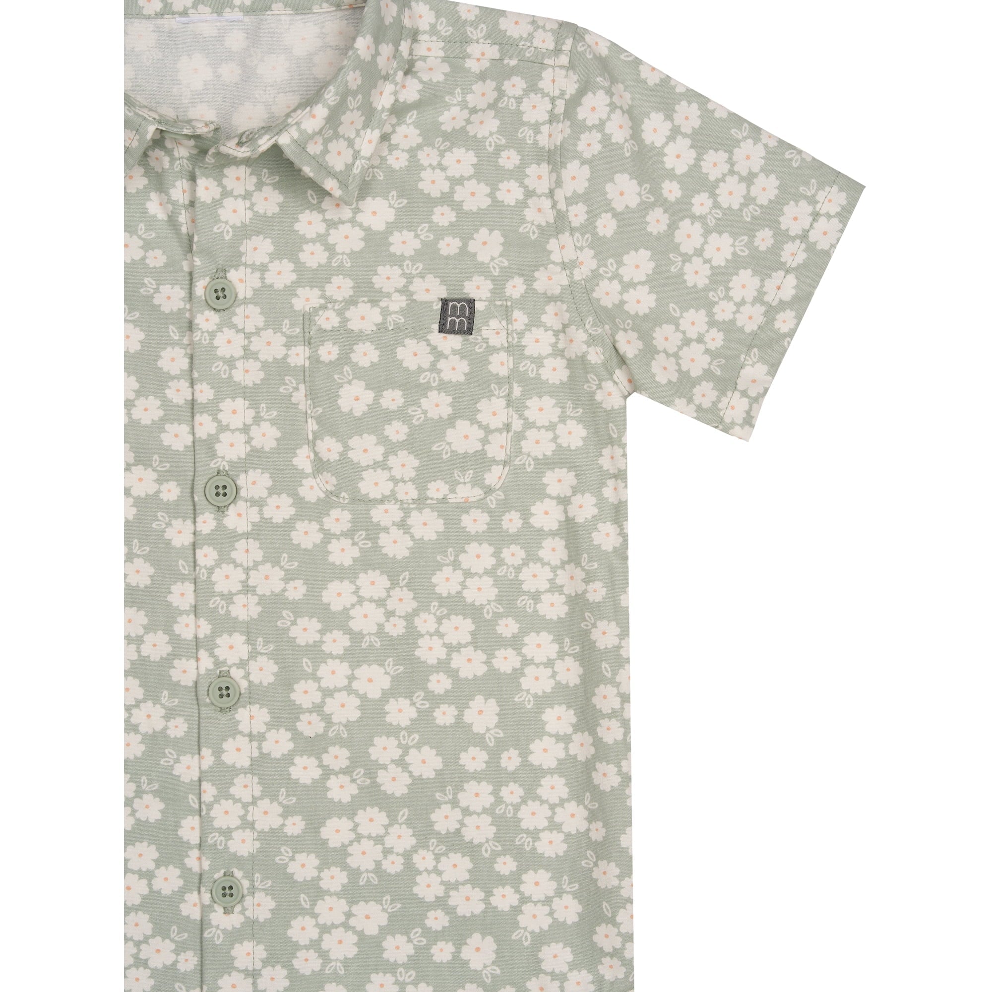 SIZE: 5T - Modern Moments by Gerber Toddler Boy Woven Shirt and Short Set