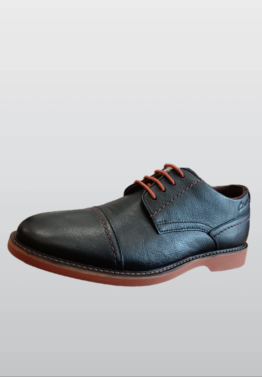 Clarks Atticus LT Men's Black Leather Lace-Up Oxford Shoe