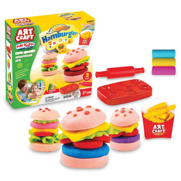 Hamburger play dough