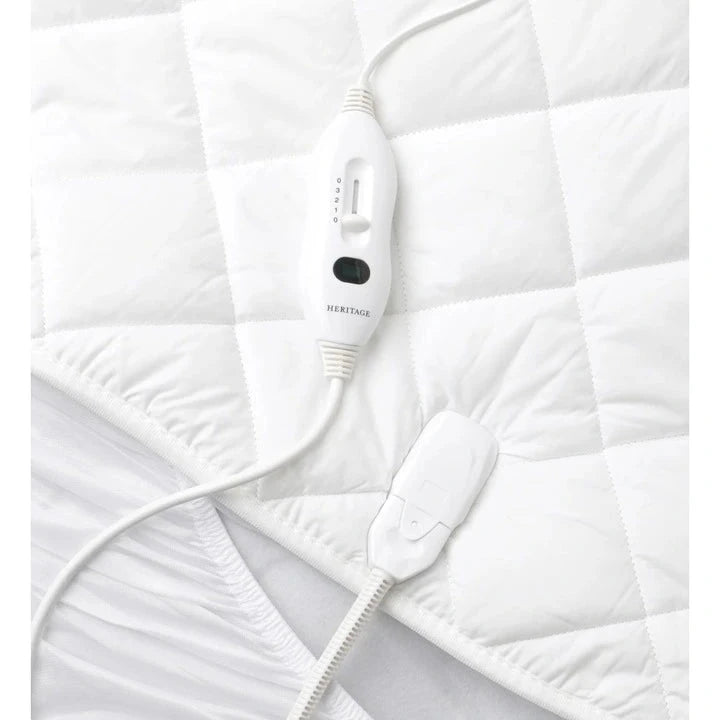 Heritage Cotton Quilted Electric Blanket