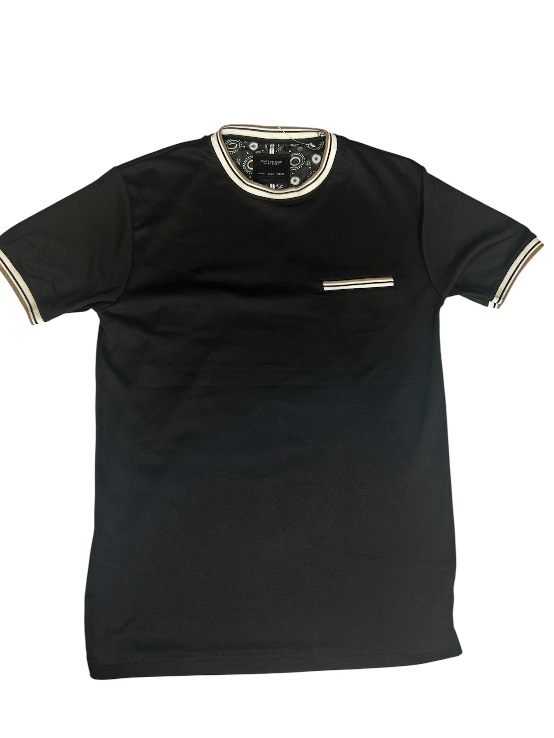 Cactus Man Ricky Singh Men’s Round Neck Half-Sleeve T-Shirt