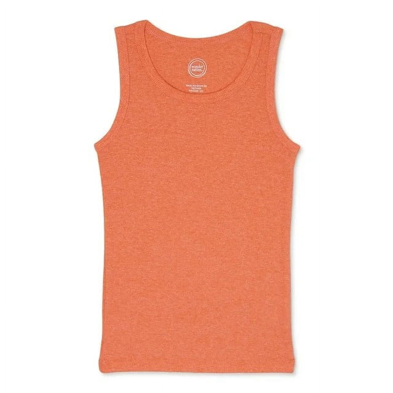 المقاس: M (7/8) - Wonder Nation Girls Kid Tough Tank Top، عبوة من 6 قطع