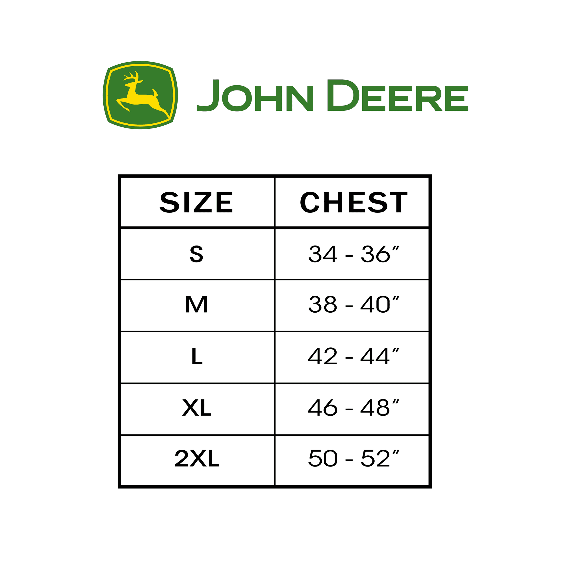 SIZE: XL - John Deere Men's Short Sleeve Logo Graphic Tee