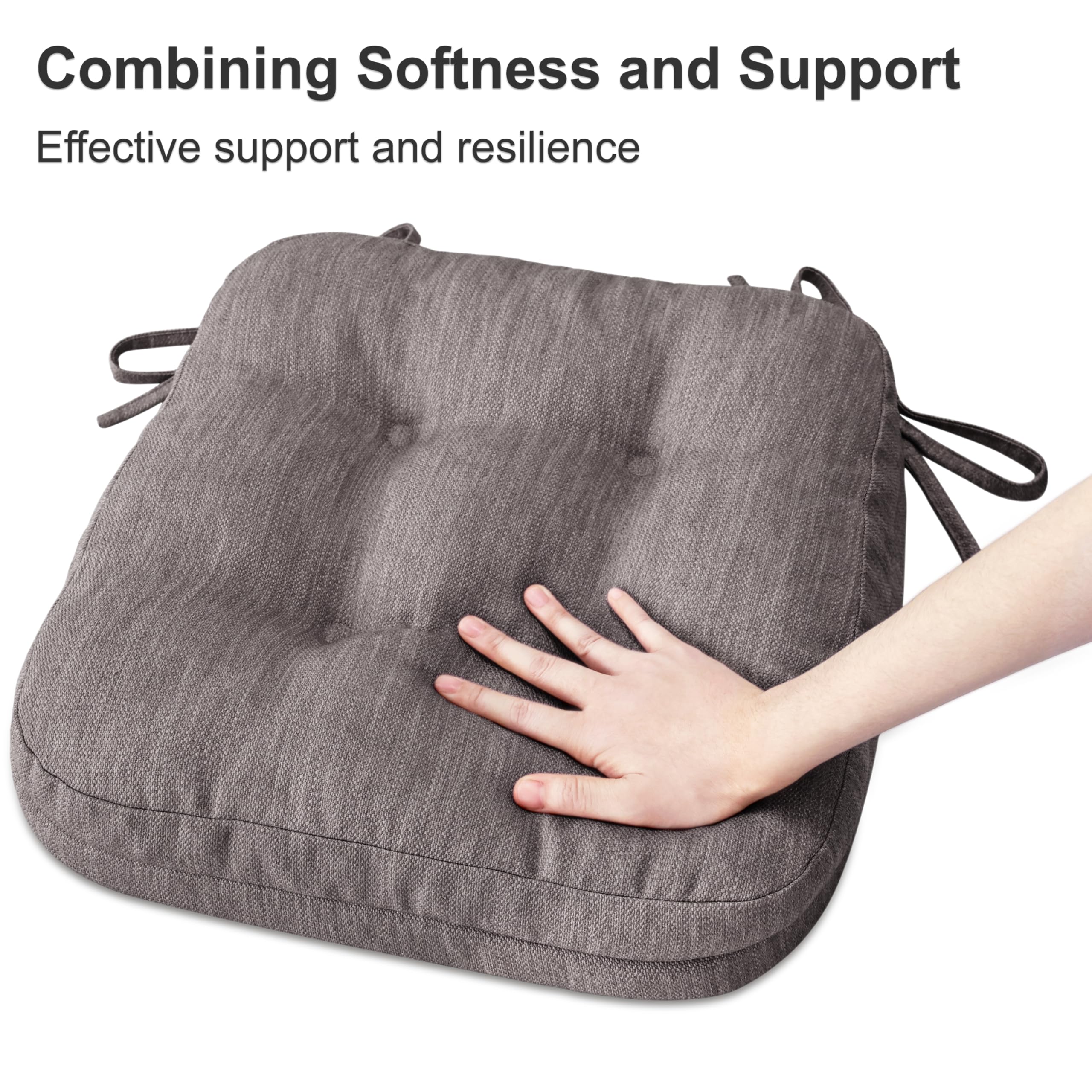 Shinnwa Chair Cushions for Dining Chairs Set of 4