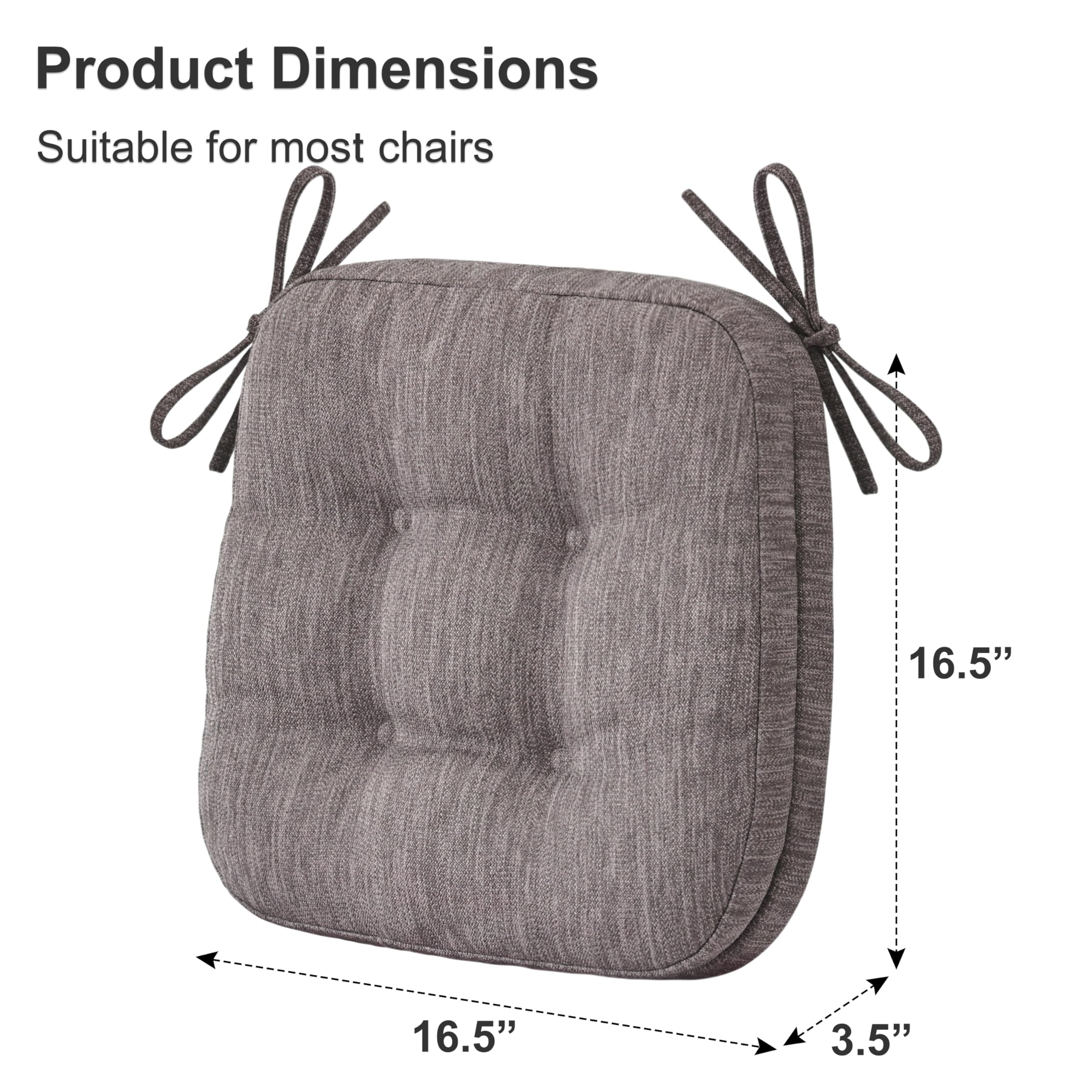 Shinnwa Chair Cushions for Dining Chairs Set of 4