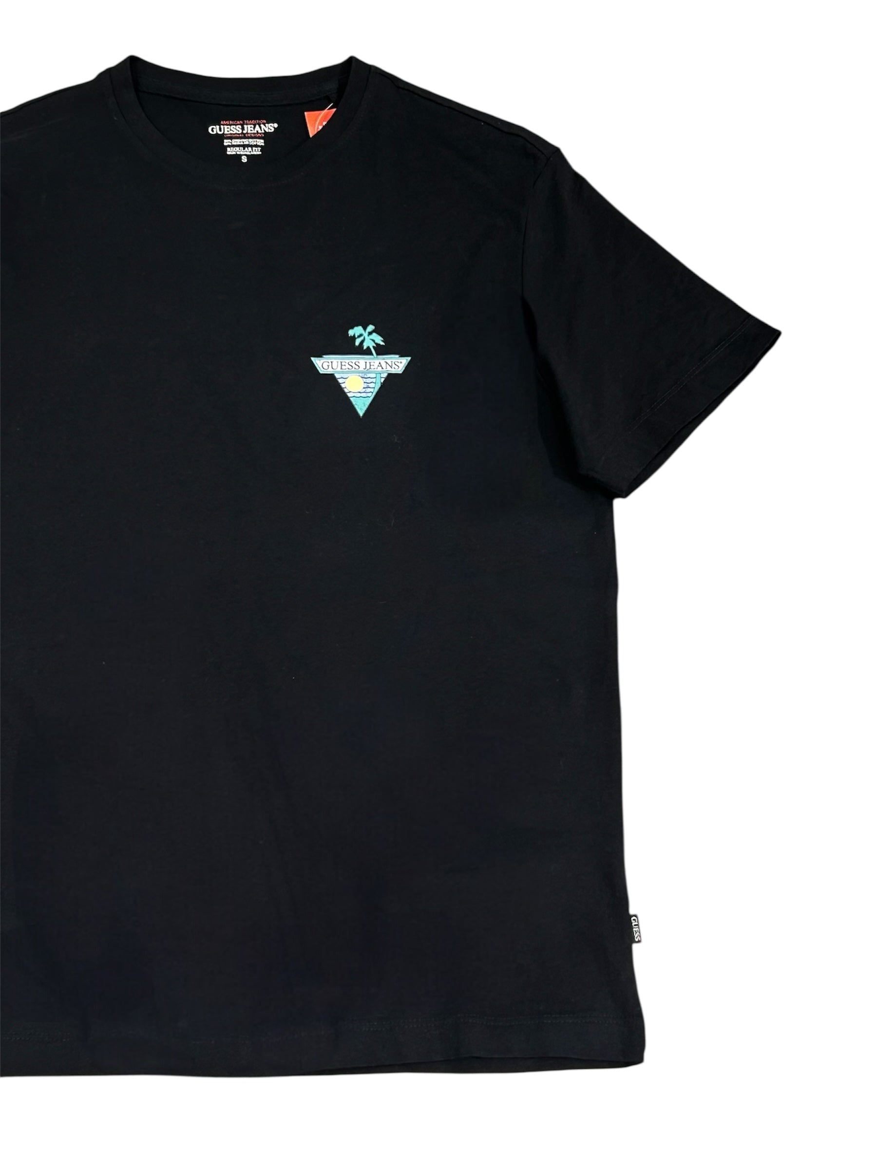 Guess Jeans Men’s Black Cotton T-Shirt