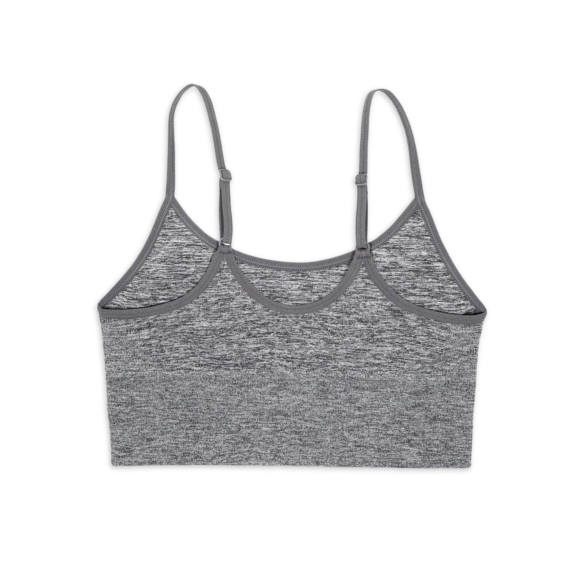 المقاس: M - حمالة صدر رياضية طويلة بدون درزات للبنات، عبوة من قطعتين