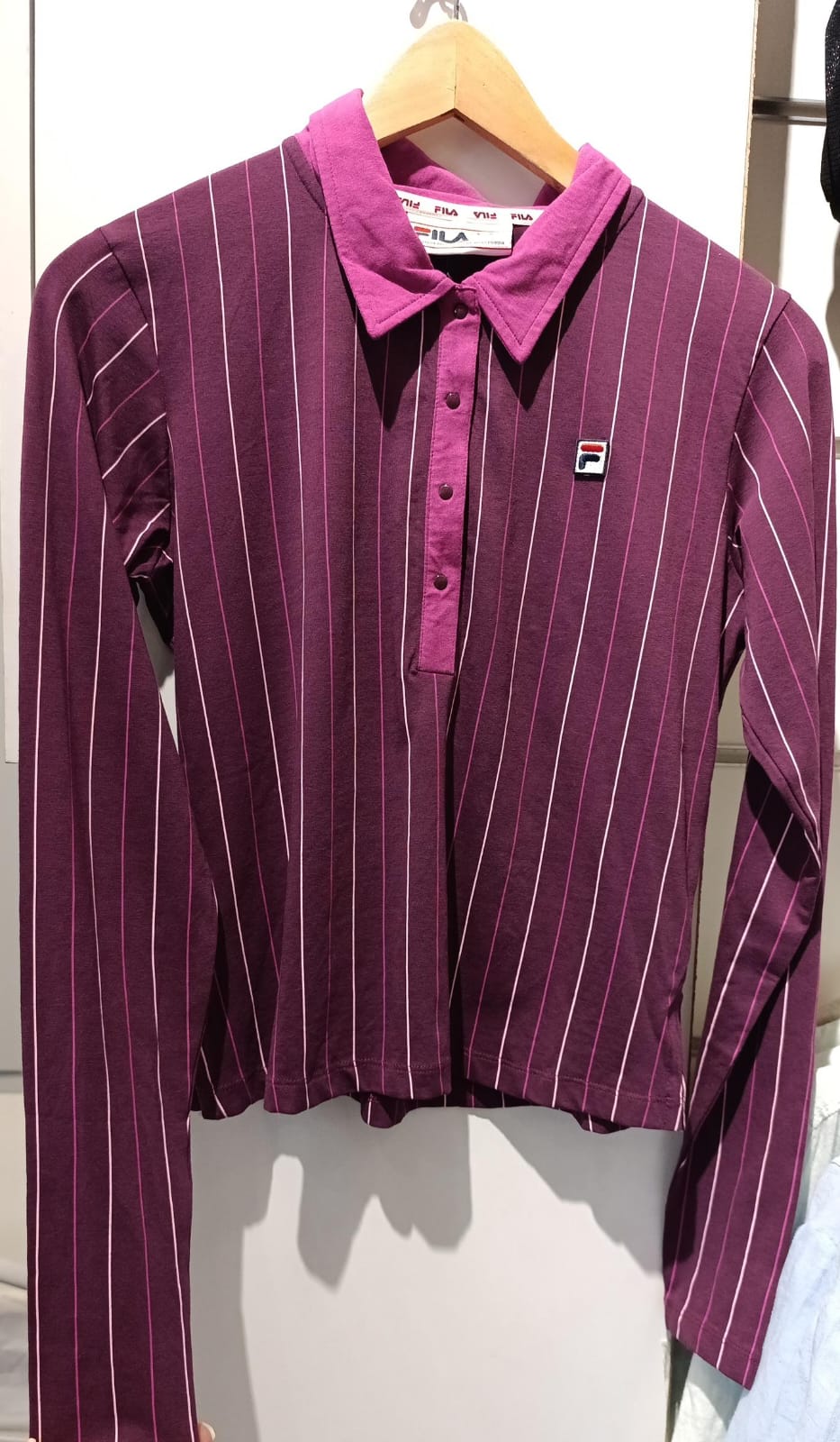 FILA SPORTWEAR JADA LONG SLEEVE POLO F22WF013-894 WOMEN TRAINING