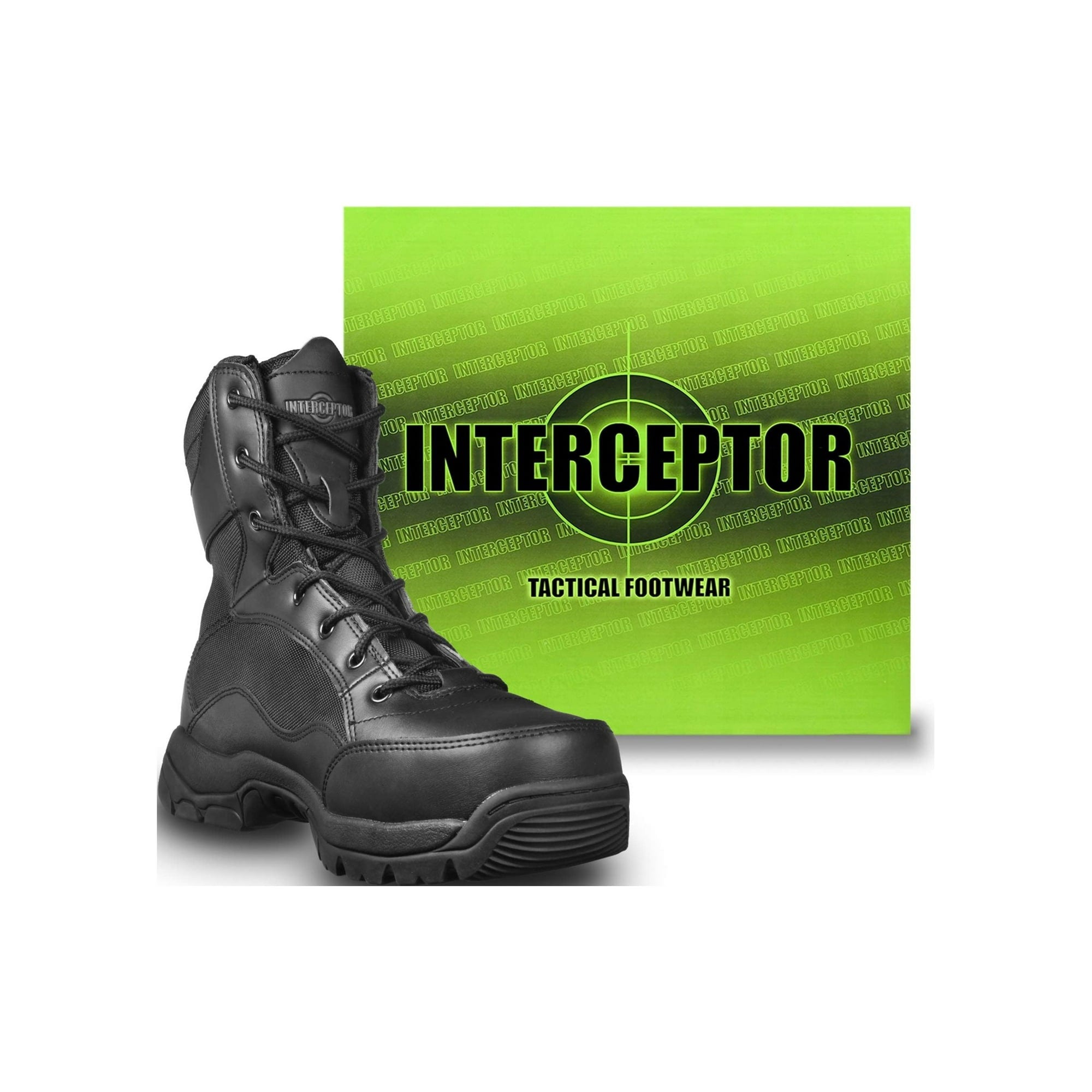 المقاس: 45.5 - حذاء Interceptor Force التكتيكي للرجال مقاس 6 بوصات بمقدمة فولاذية
