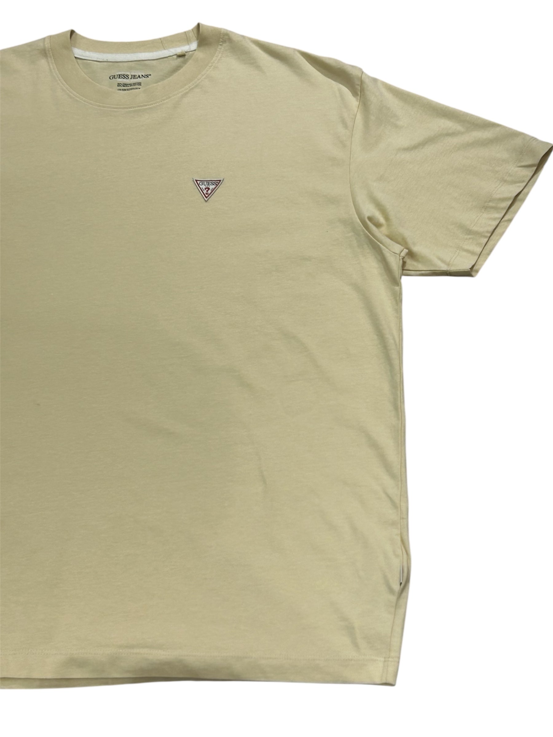 Guess Jeans Men’s Beige Cotton T-Shirt A32