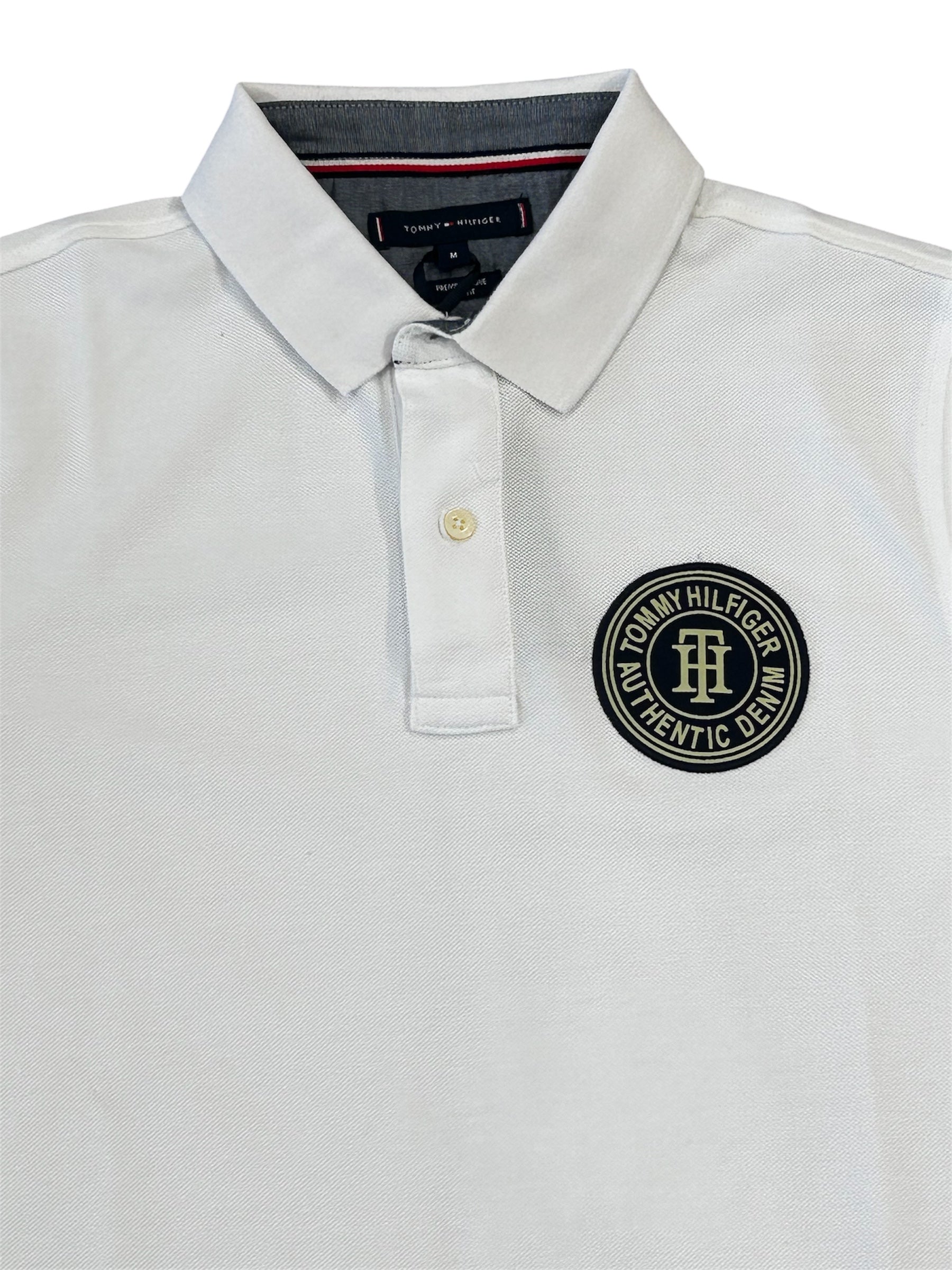 Tommy Hilfiger men t-shirt white { logo black }
