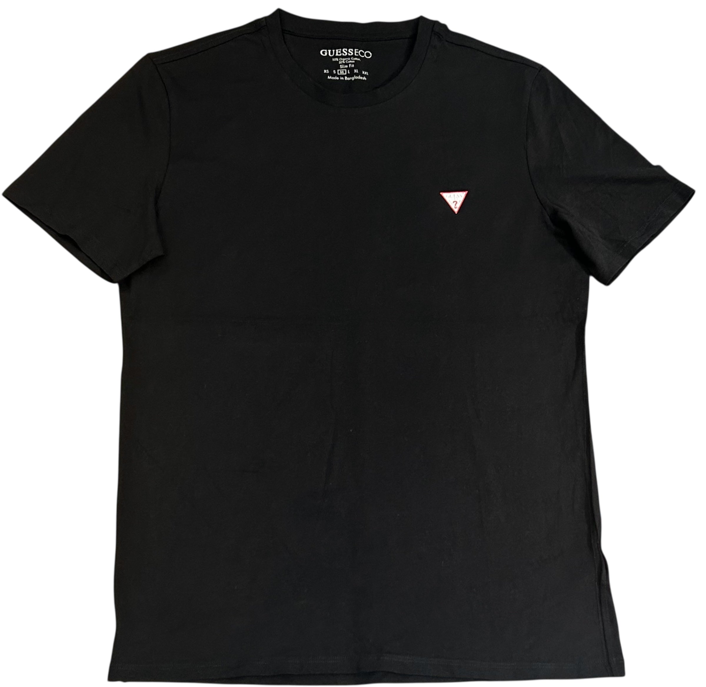 Guess Eco Men’s Black Cotton T-Shirt