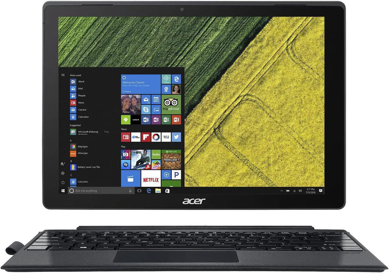 Acer Switch 5 | Core i5-7th Gen | 8GB RAM | 256GB SSD | 12.2" QHD Touch | Detachable | Used