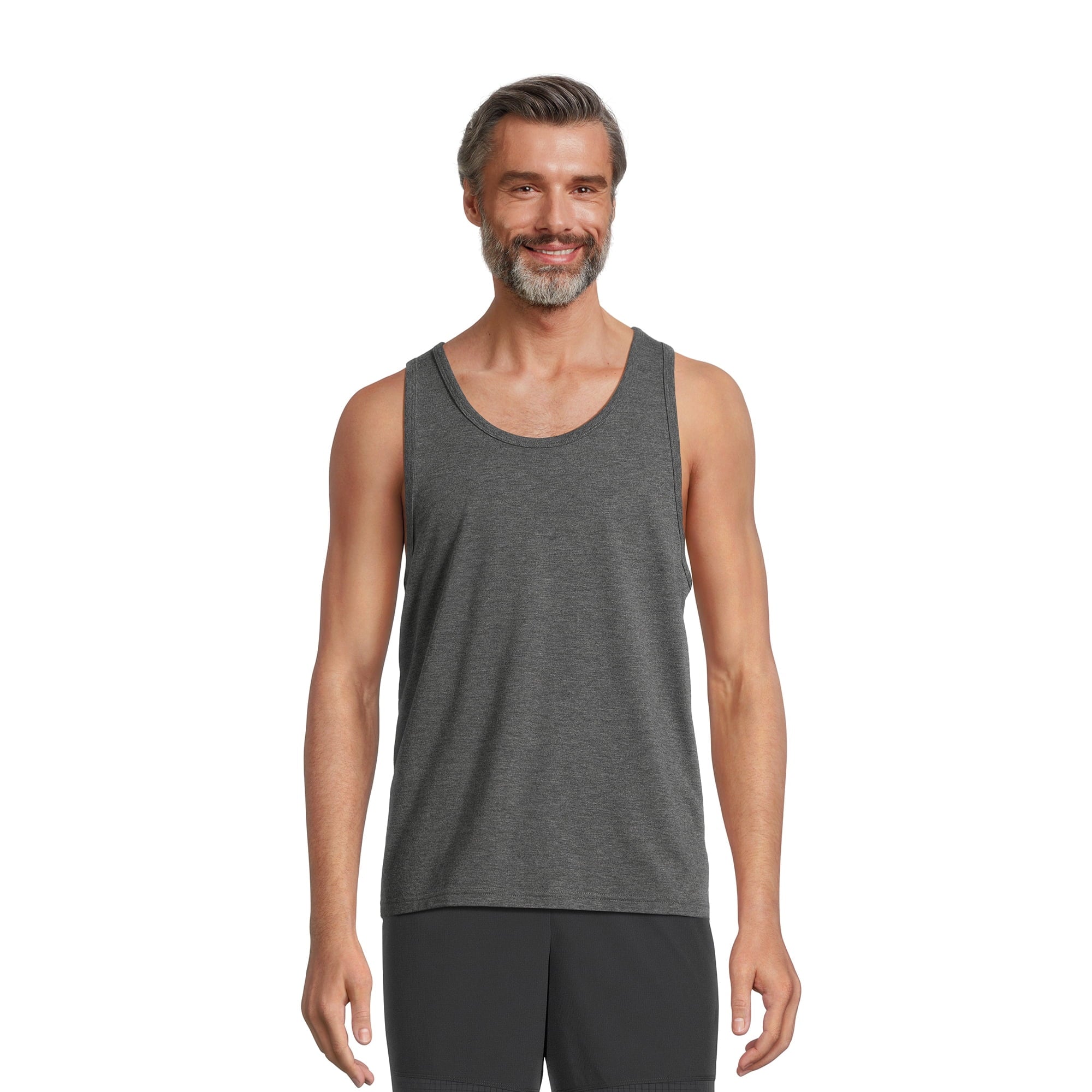 SIZE: 3XL - Athletic Works Men's & Big Men's Tri-Blend Tank Top