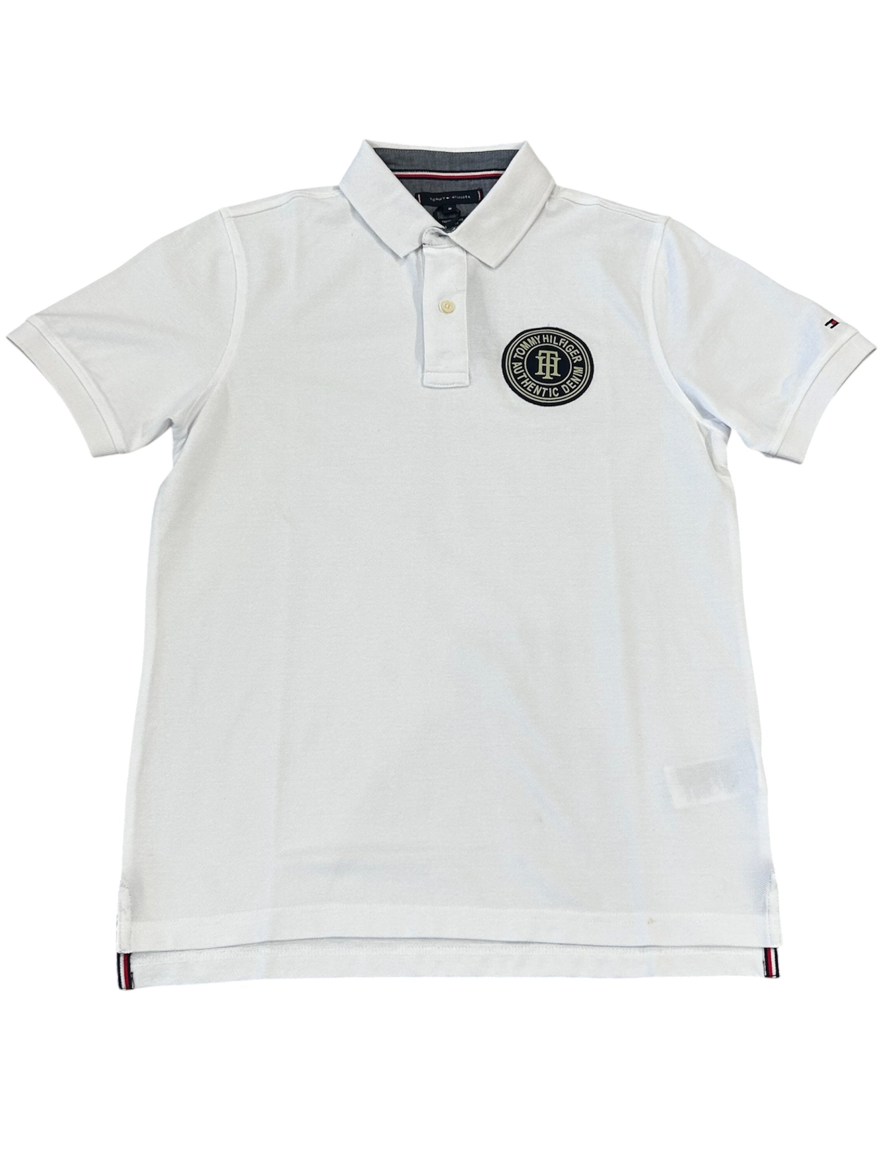 Tommy Hilfiger men t-shirt white { logo black }