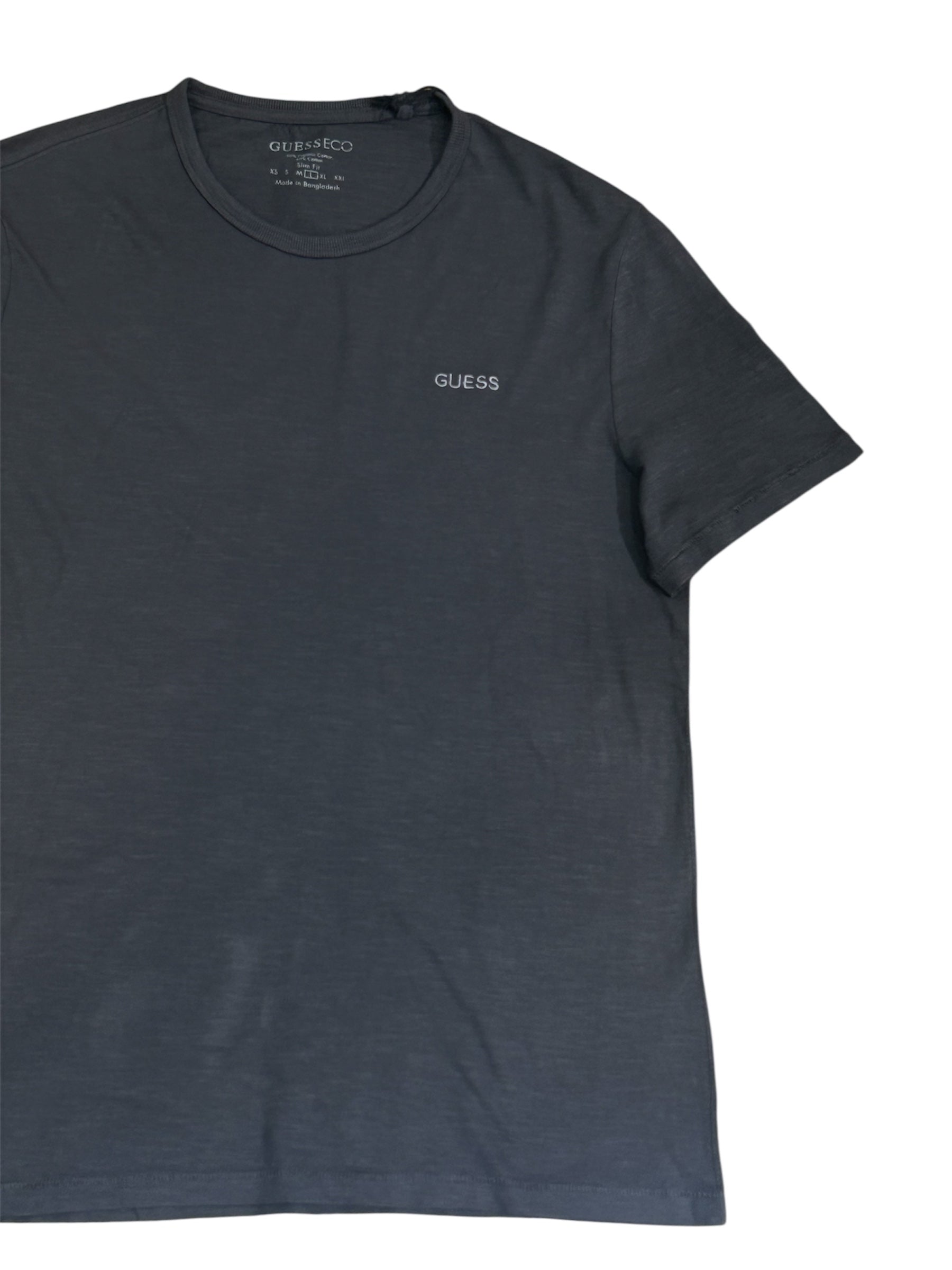 Guess Eco Men’s Dark Gray Cotton T-Shirt