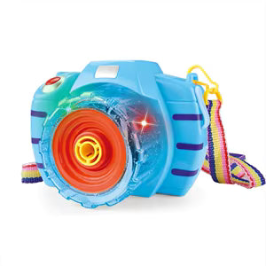 Bubble Pop Dream Bubble Machine, Camera Type Bubble Maker BLUE COLOR