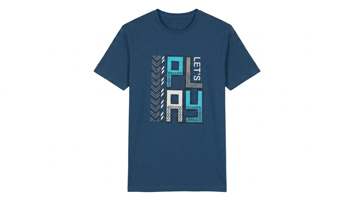 MAX MILAN BLUE PRINTED T-SHIRT MEN
